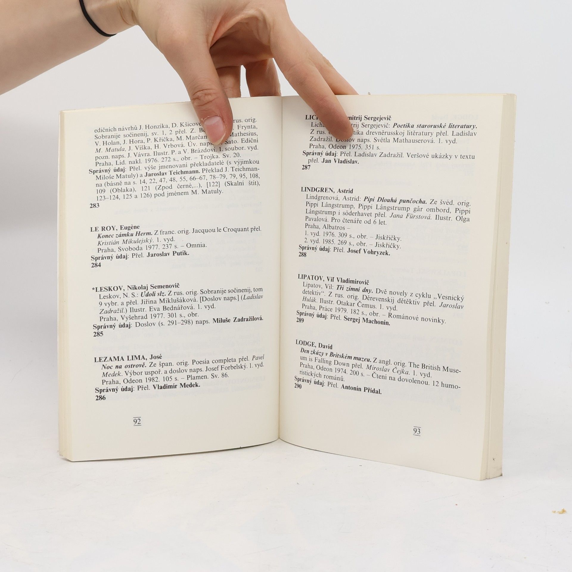 Antonín Přidal Zamlčovaní překladatelé. Bibliografie 1948-1989