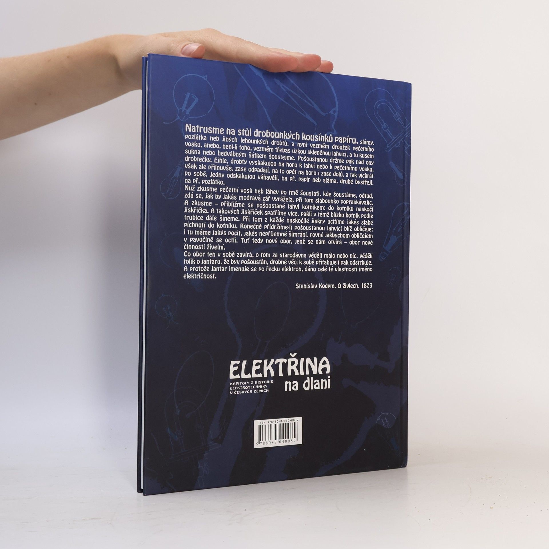 Marcela C. Efmertová Elektřina na dlani : kapitoly z historie elektrotechniky v českých zemích