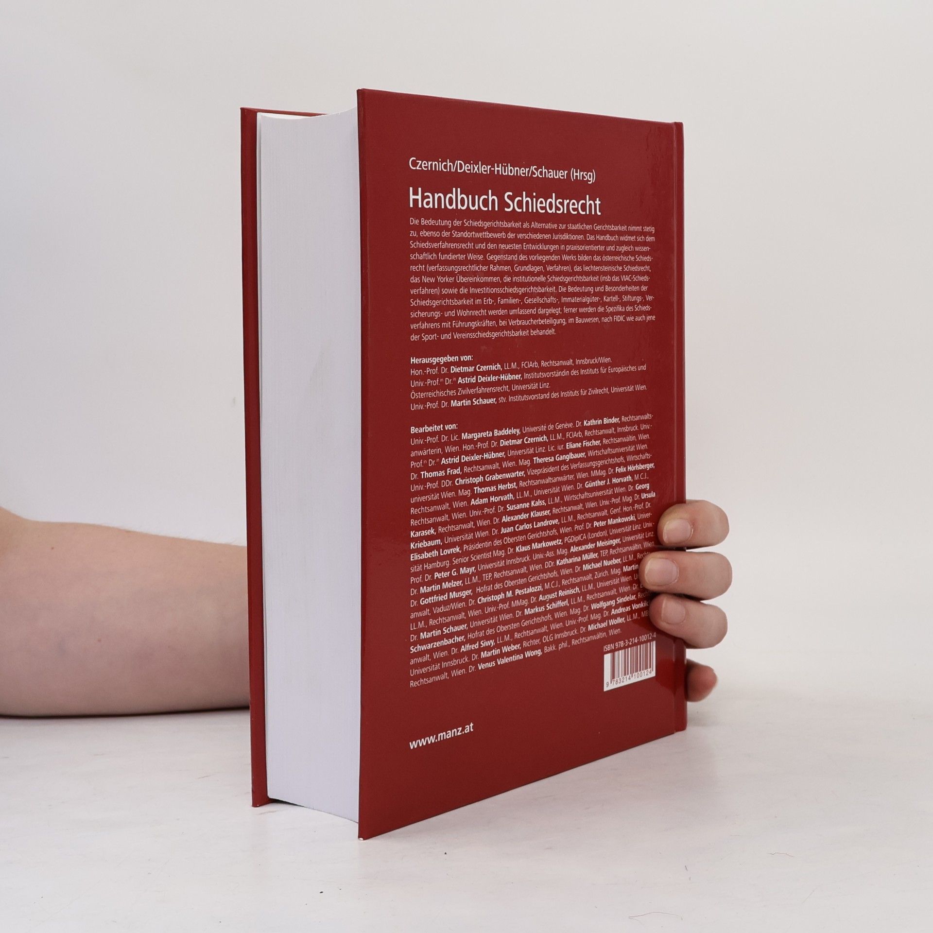 Dietmar Czernich Handbuch Schiedsrecht