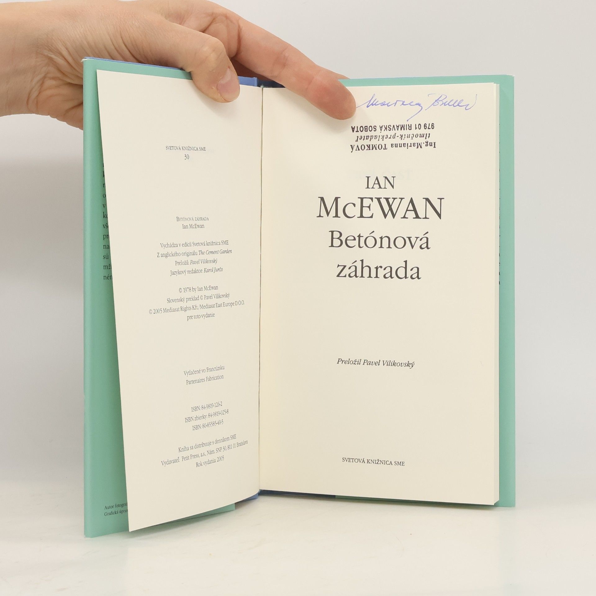 Ian McEwan Betónová záhrada