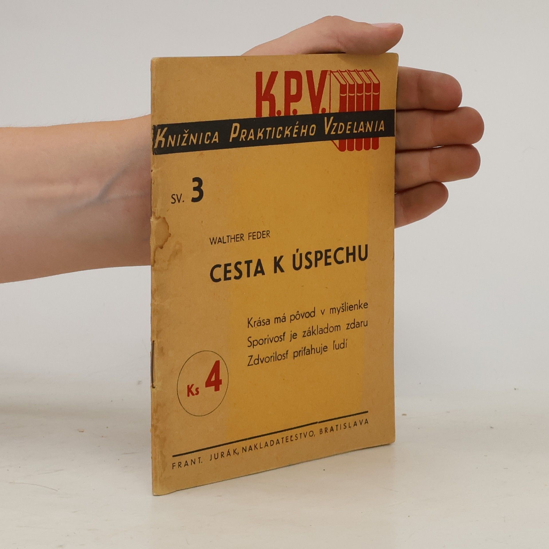 Walther Feder Cesta k úspechu