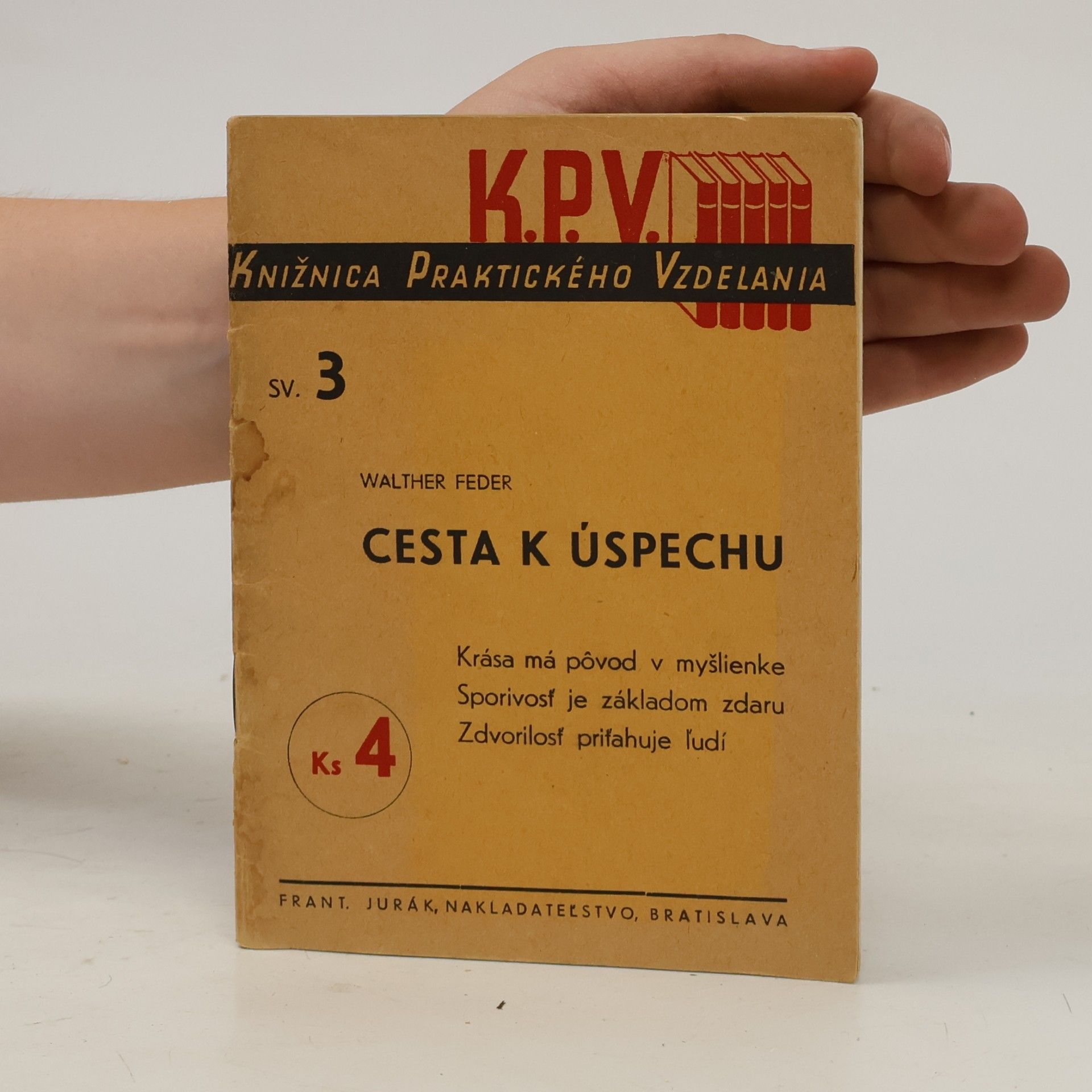 Walther Feder Cesta k úspechu