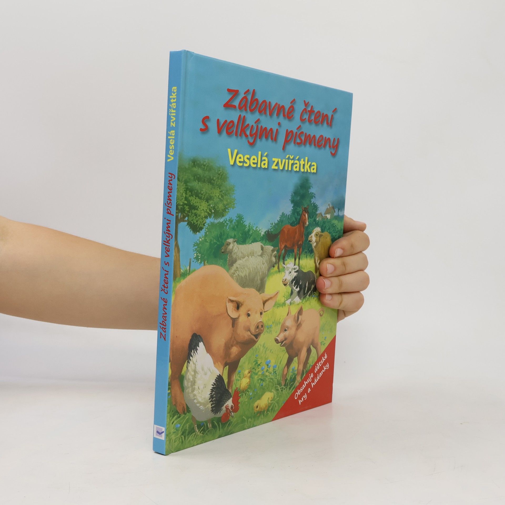Bob Bampton Veselá zvířátka : zábavné čtení s velkými písmeny