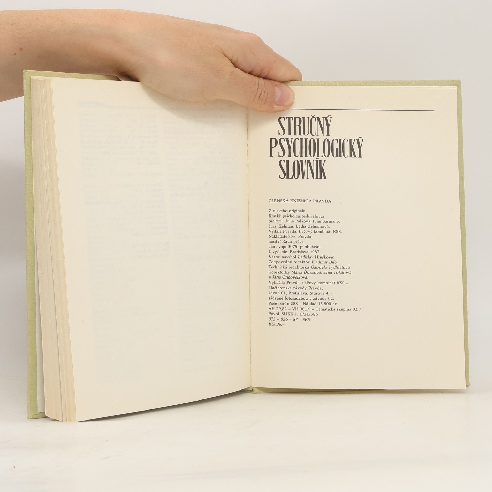Autorenkollektiv Stručný psychologický slovník