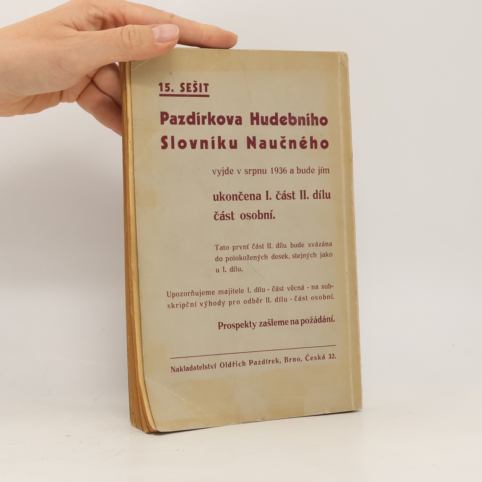 AA.VV. Pazdírkův hudební slovník naučný I.