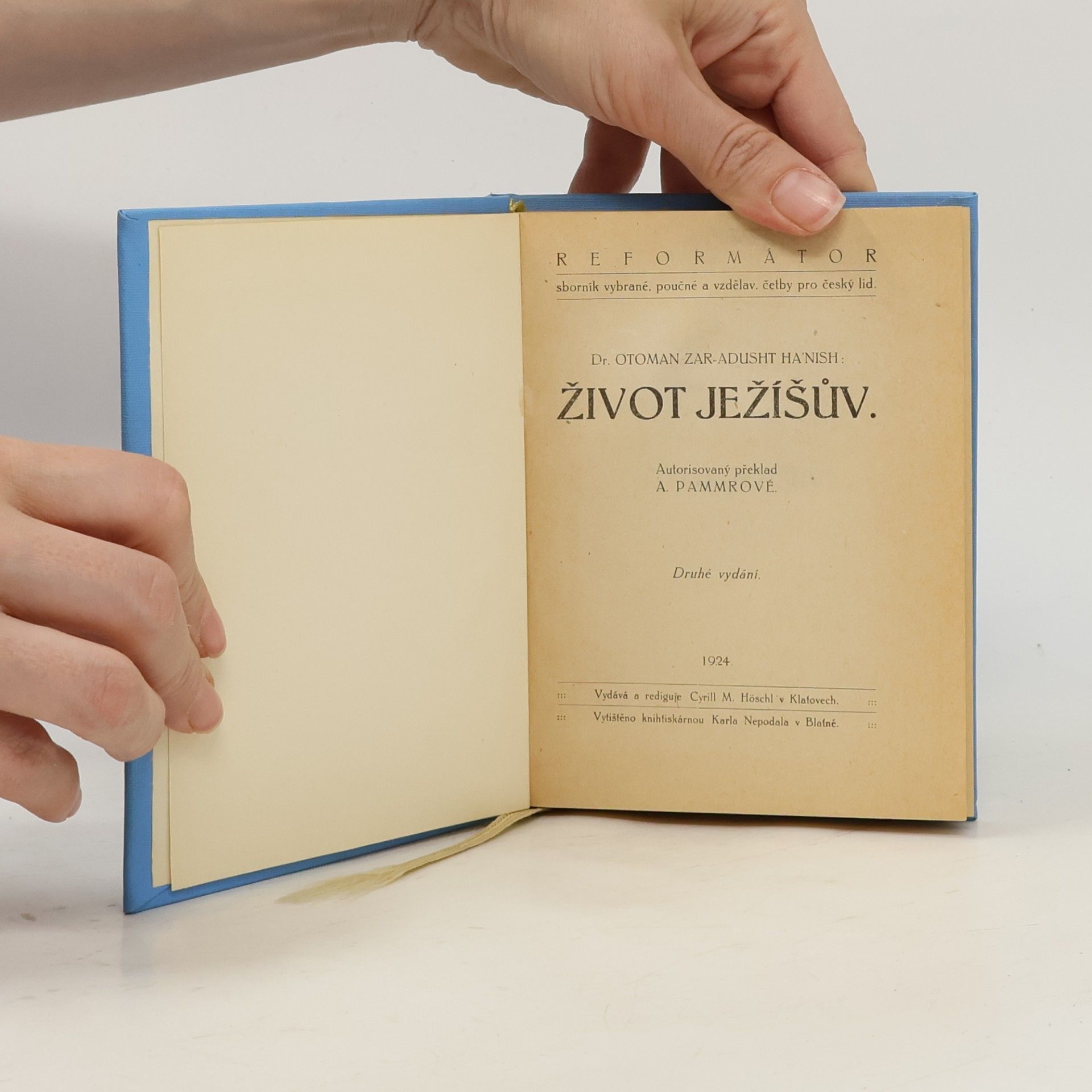 Otoman Zar Adusht Hanish Život Ježíšův