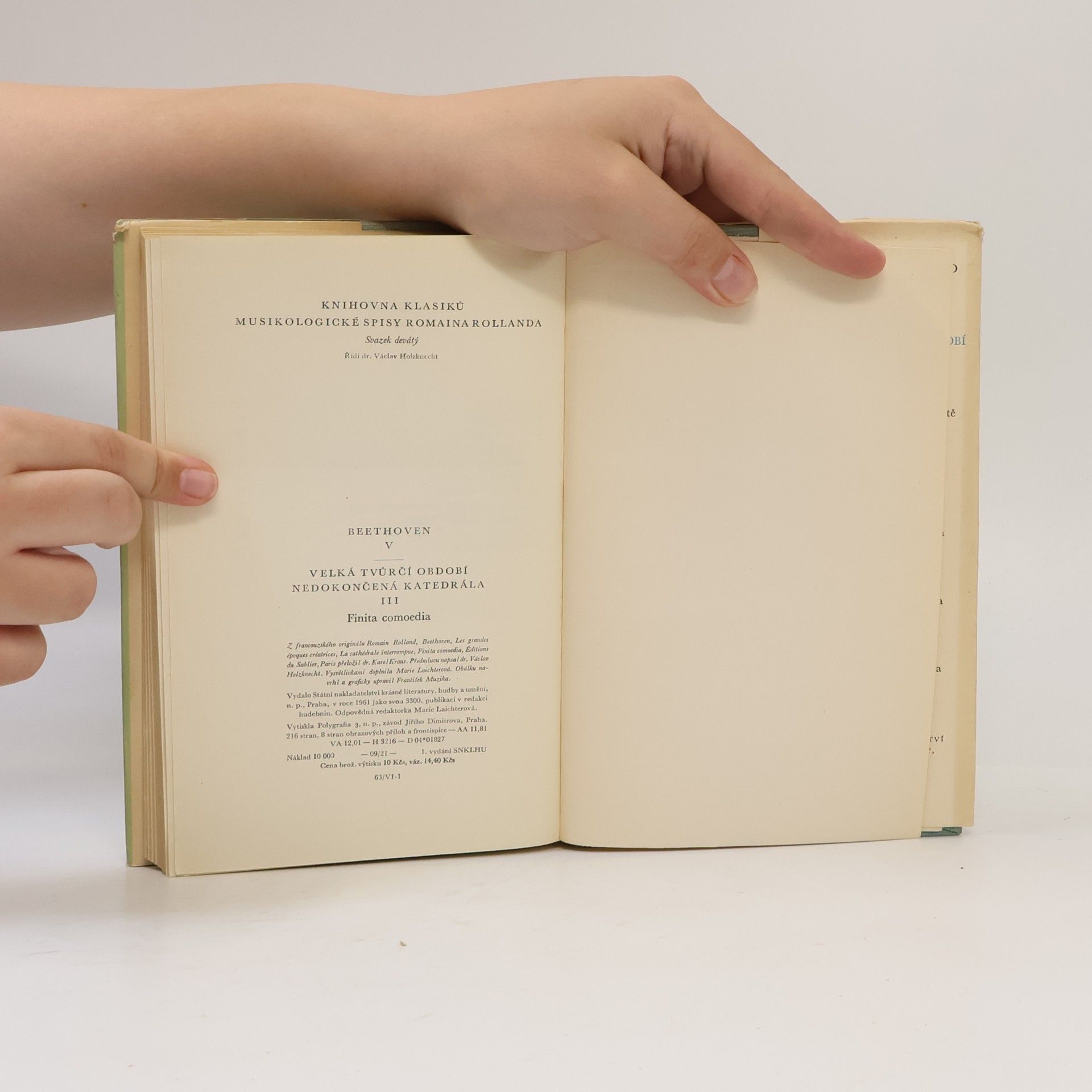 Romain Rolland Beethoven V. Velká tvůrčí období. Nedokončená katedrála III. Finita comedia