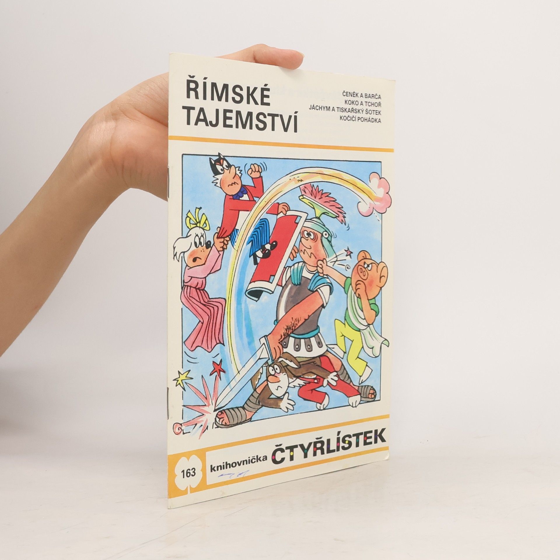 Jaroslav Němeček Čtyřlístek 163. Římské tajemství