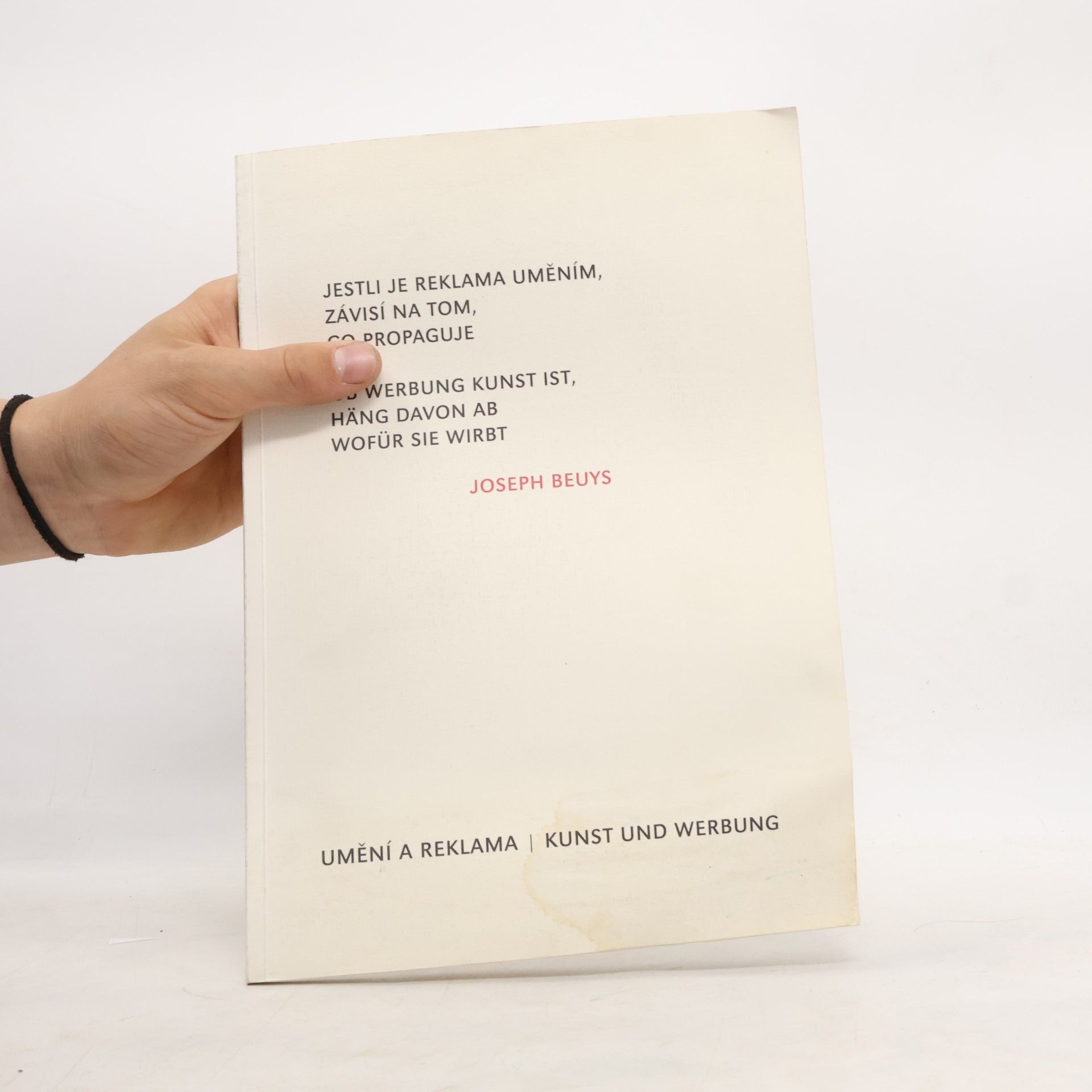 Joseph Beuys Joseph Beuys. Umění a reklama