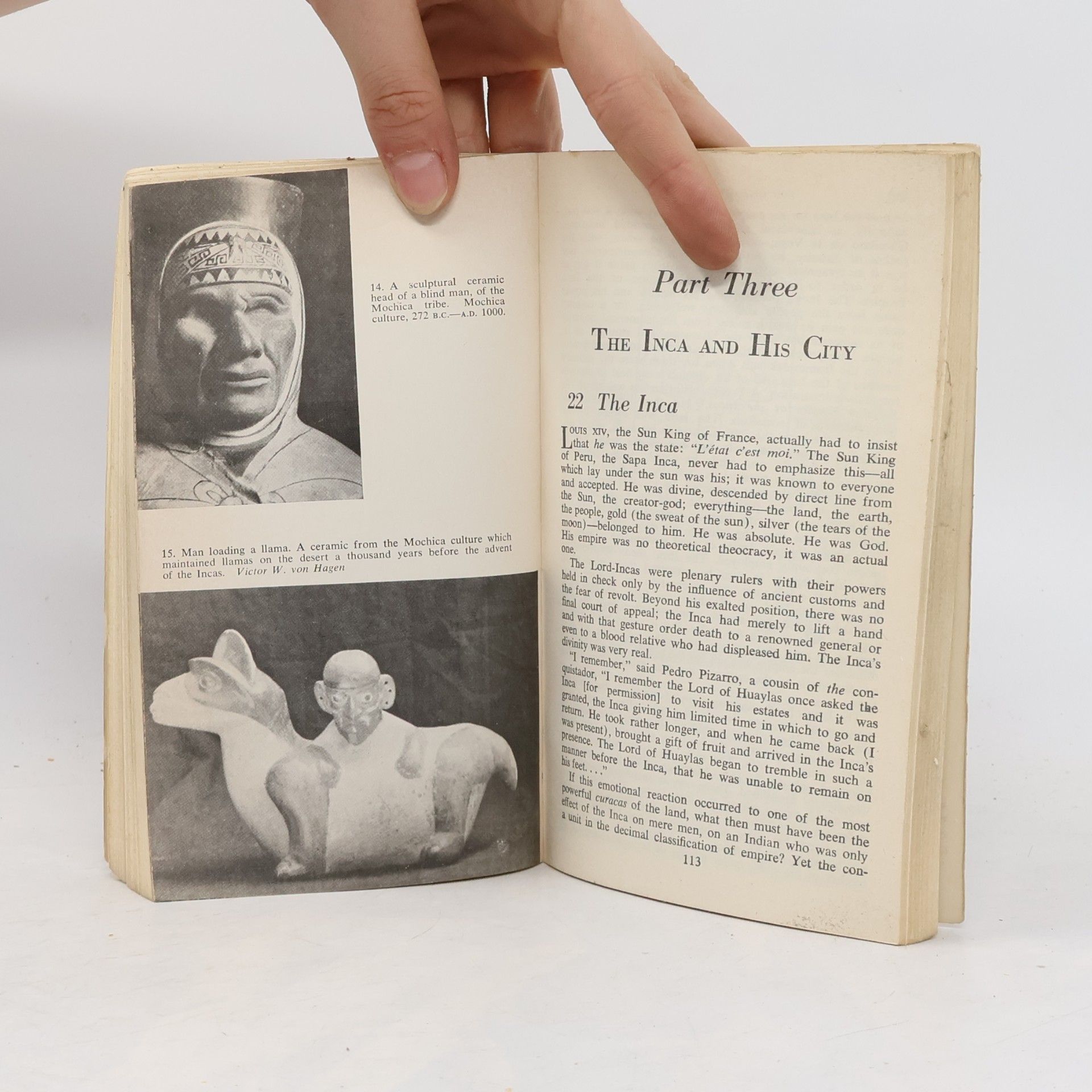Victor Wolfgang Von Hagen Realms of the Incas