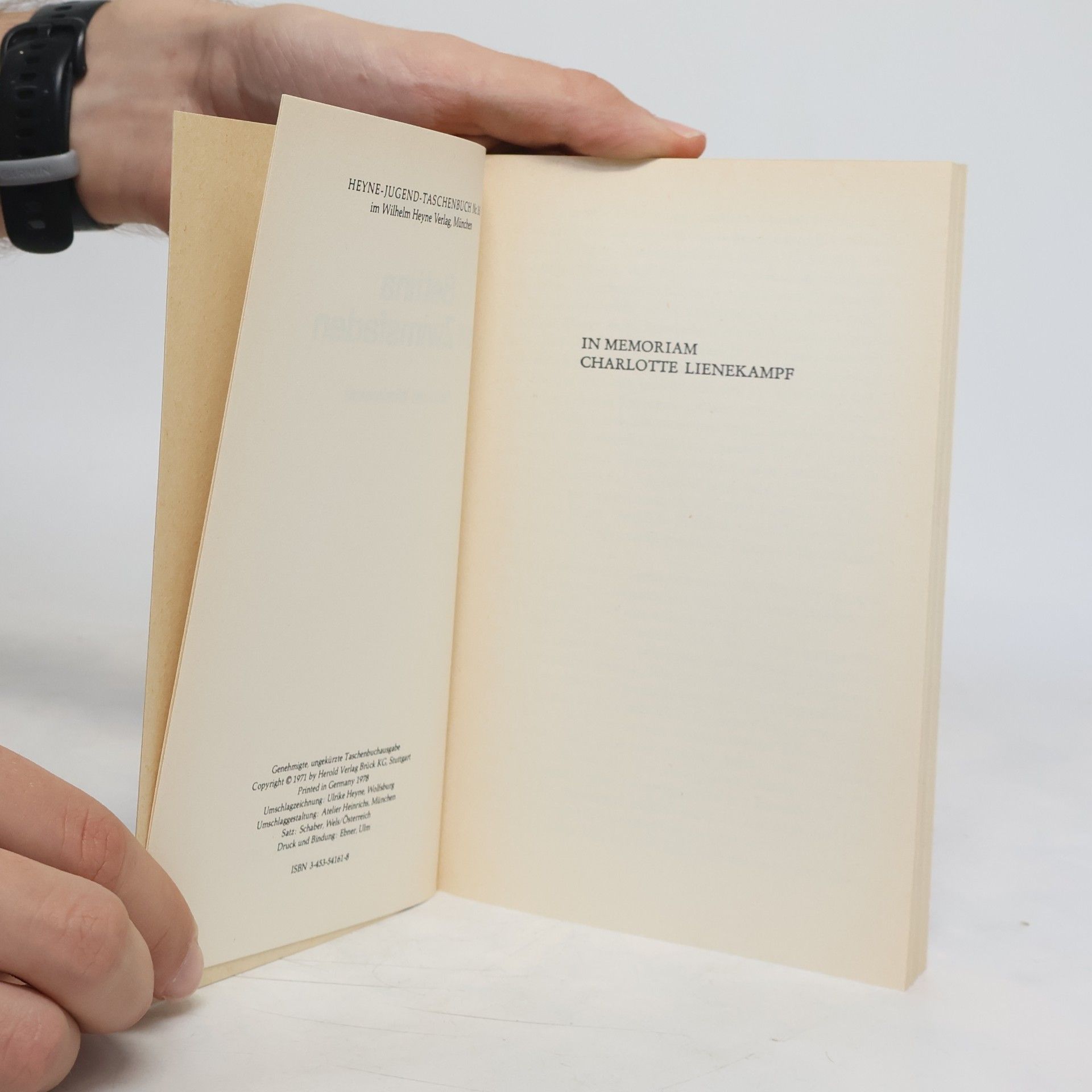 Barbara Specht Heyne Jugend Taschen Bücher - 161: Bettina am Zwirnsfaden