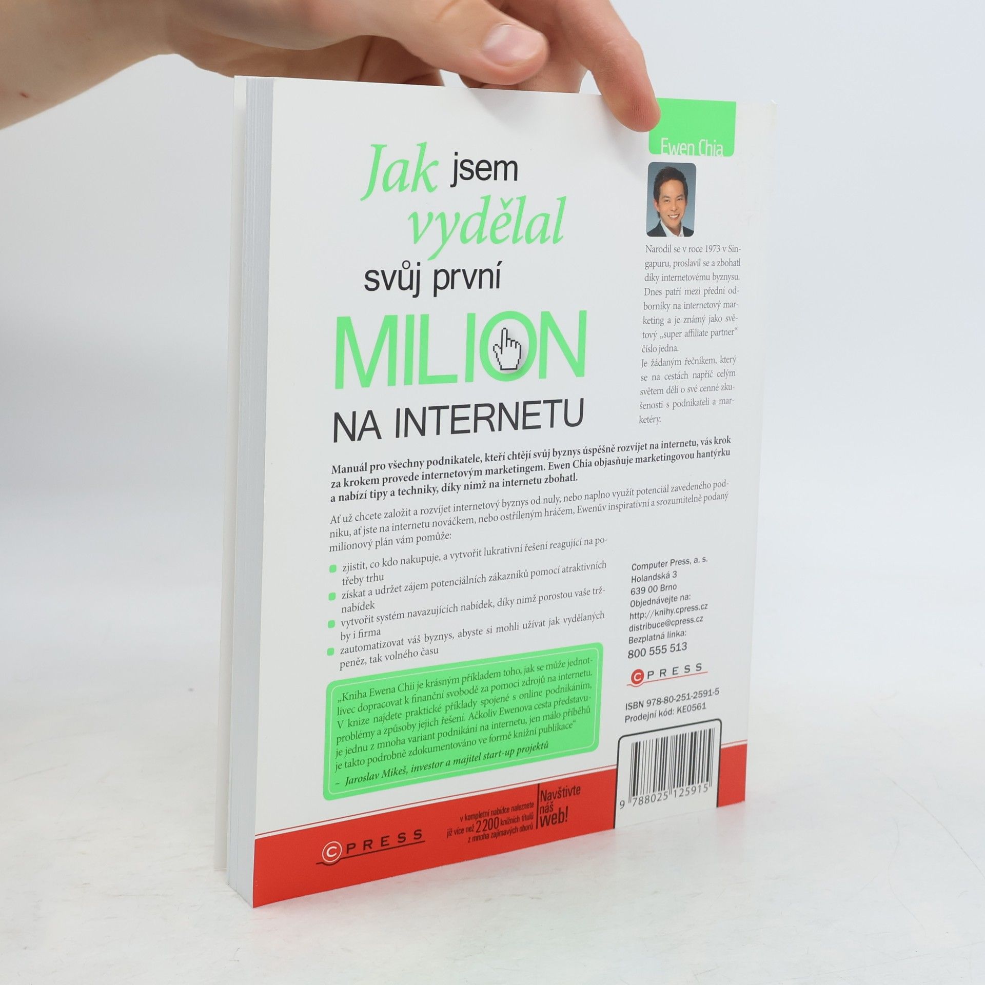 Ewen Chia Jak jsem vydělal svůj první milion na internetu