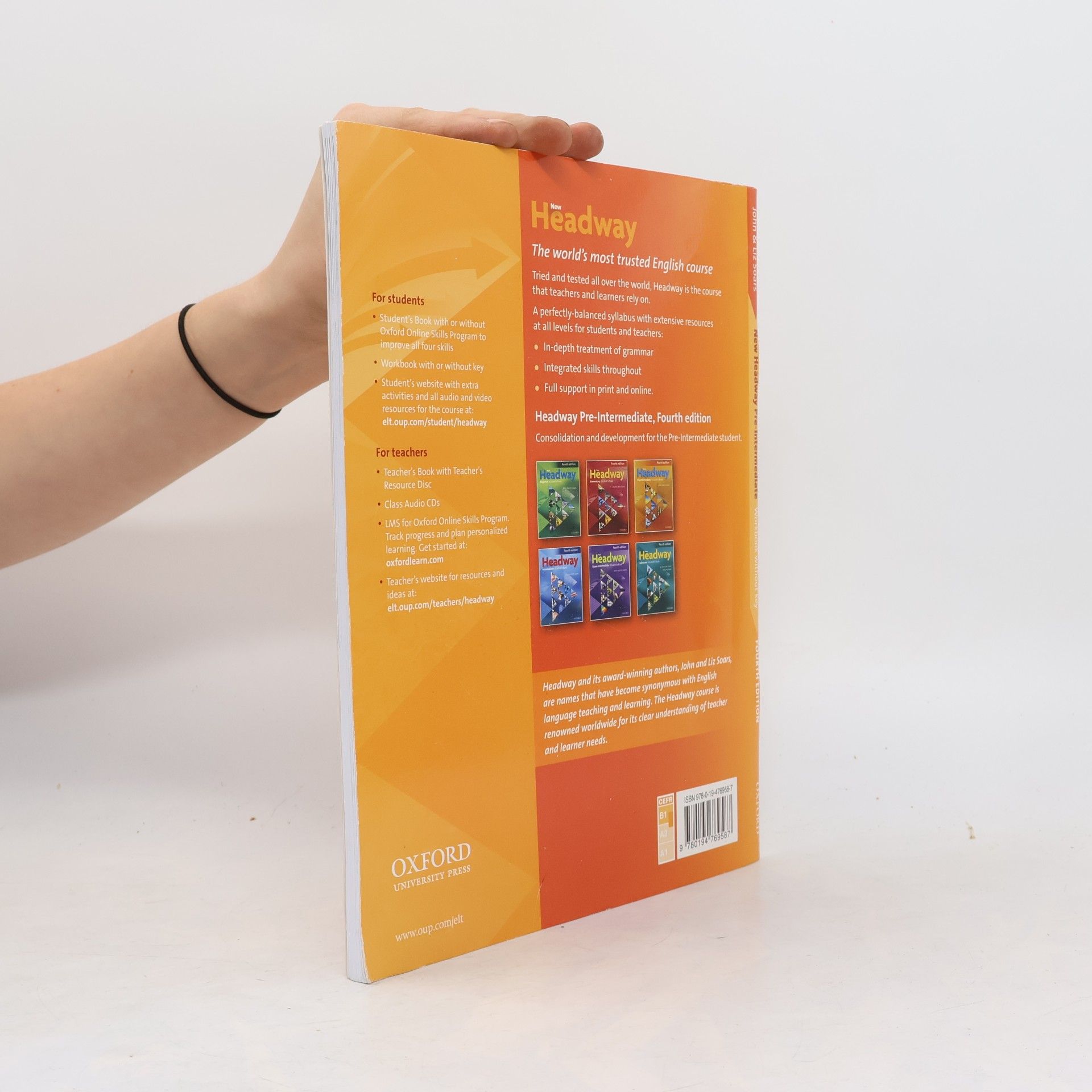 John Soars New Headway Pre-Intermediate Workbook without key