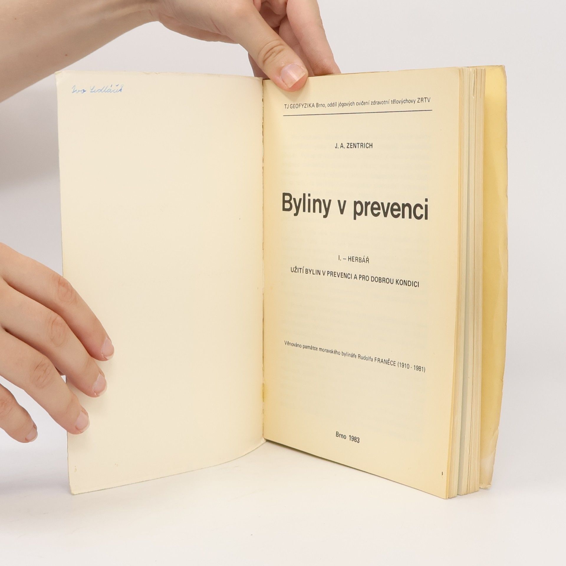 Josef Antonín Zentrich Byliny v prevenci I.