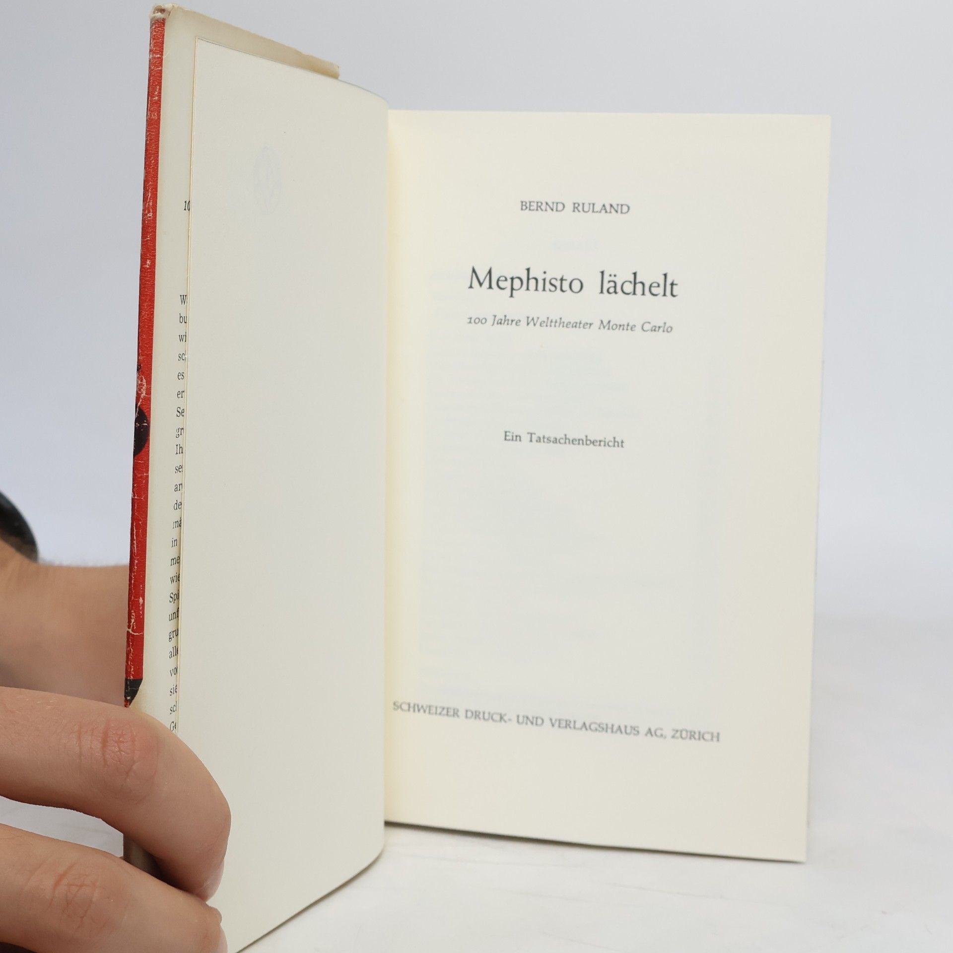 Bernd Ruland Mephisto lächelt