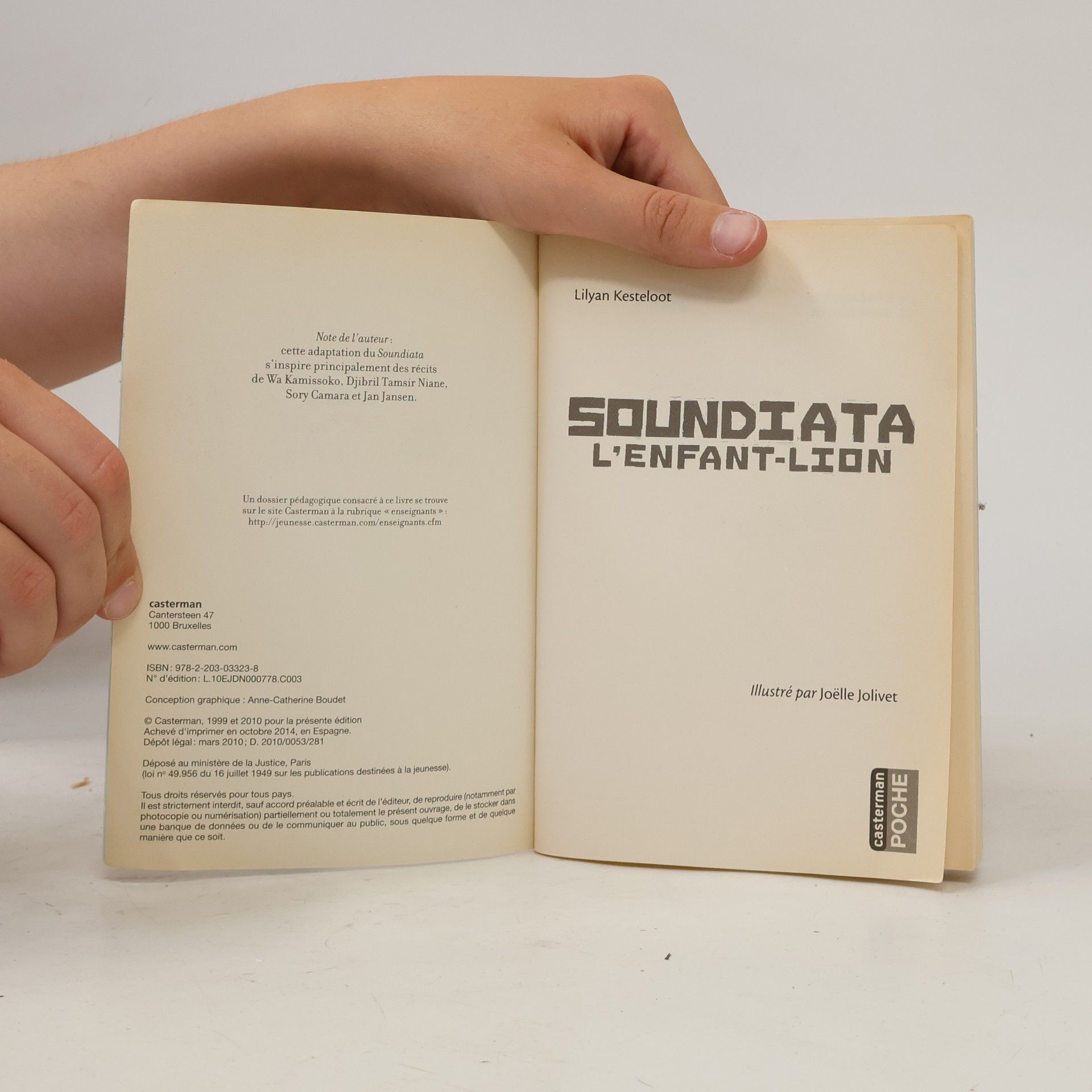 Lilyan Kesteloot Poche - 30: Soundiata l'enfant-lion