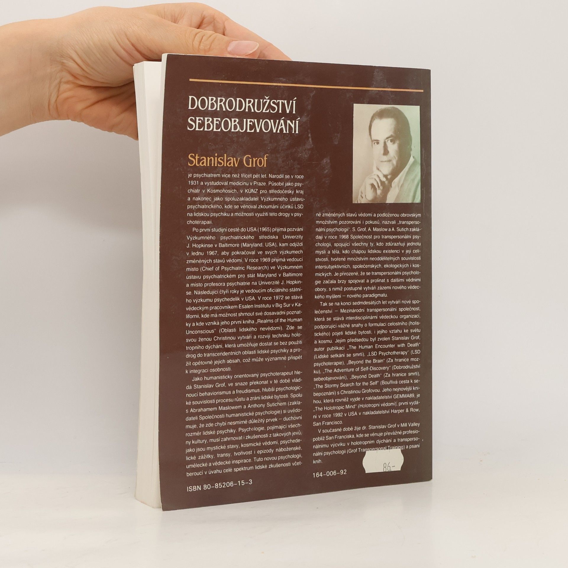 Stanislav Grof Dobrodružství sebeobjevování