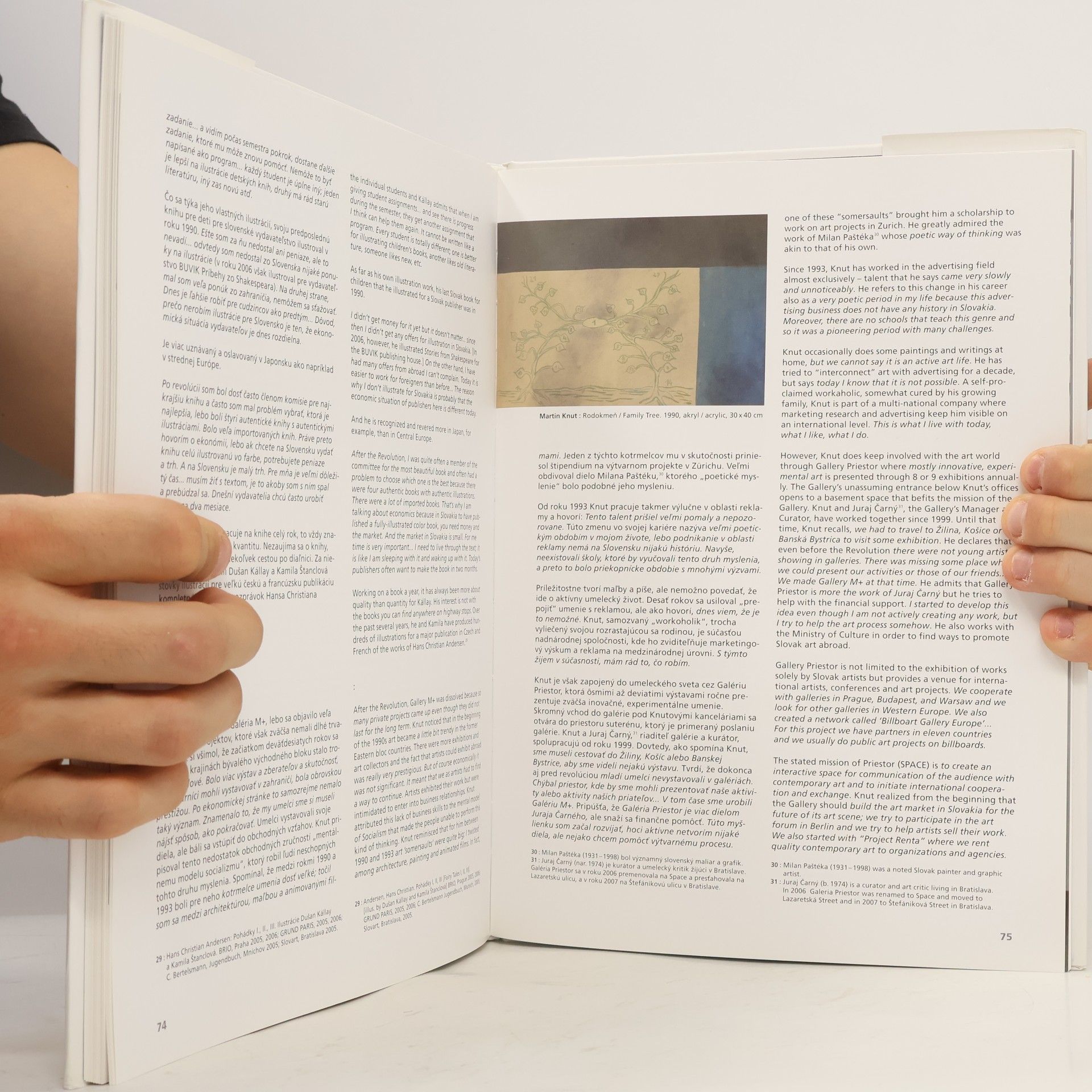 Lee Karspicak Sny na priesečníku s realitou : slovenskí výtvarníci vlasnými slovami = Dreams intersect reality : Slovak visual artists in their own words