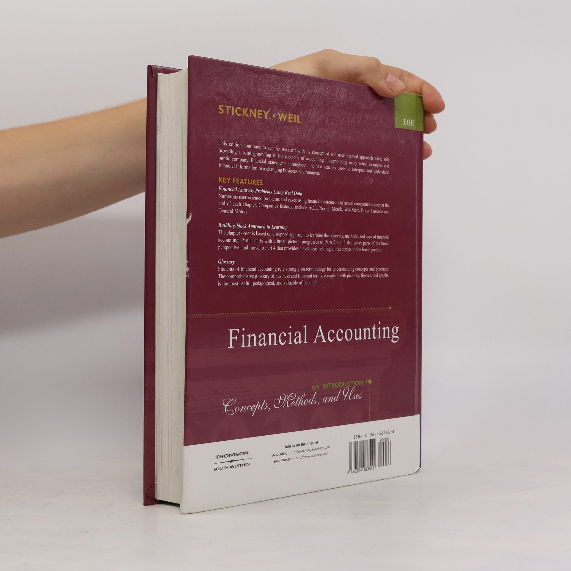 Clyde Stickney Financial Accounting