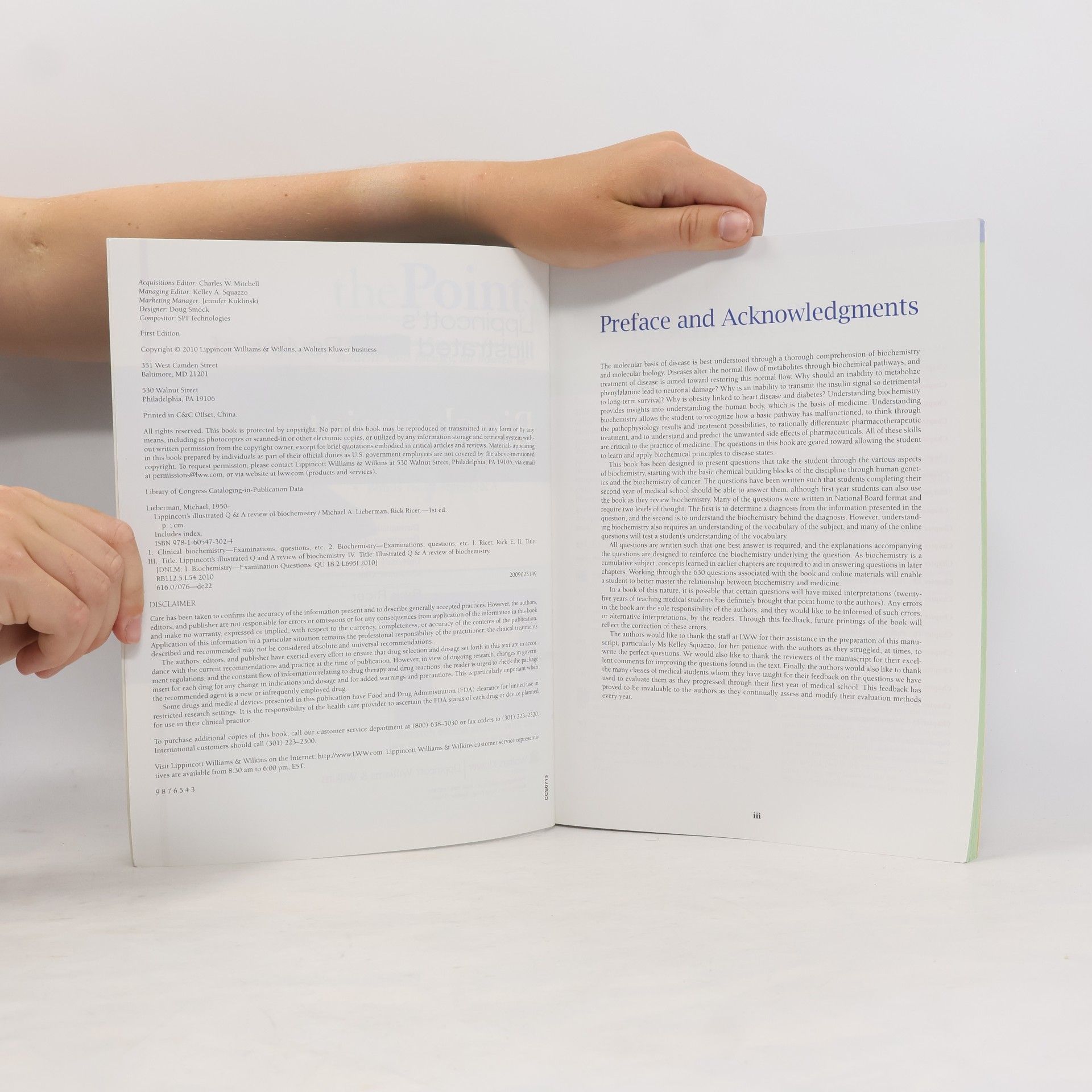 Michael A. Lieberman Lippincott's Illustrated Q&A Review of Biochemistry