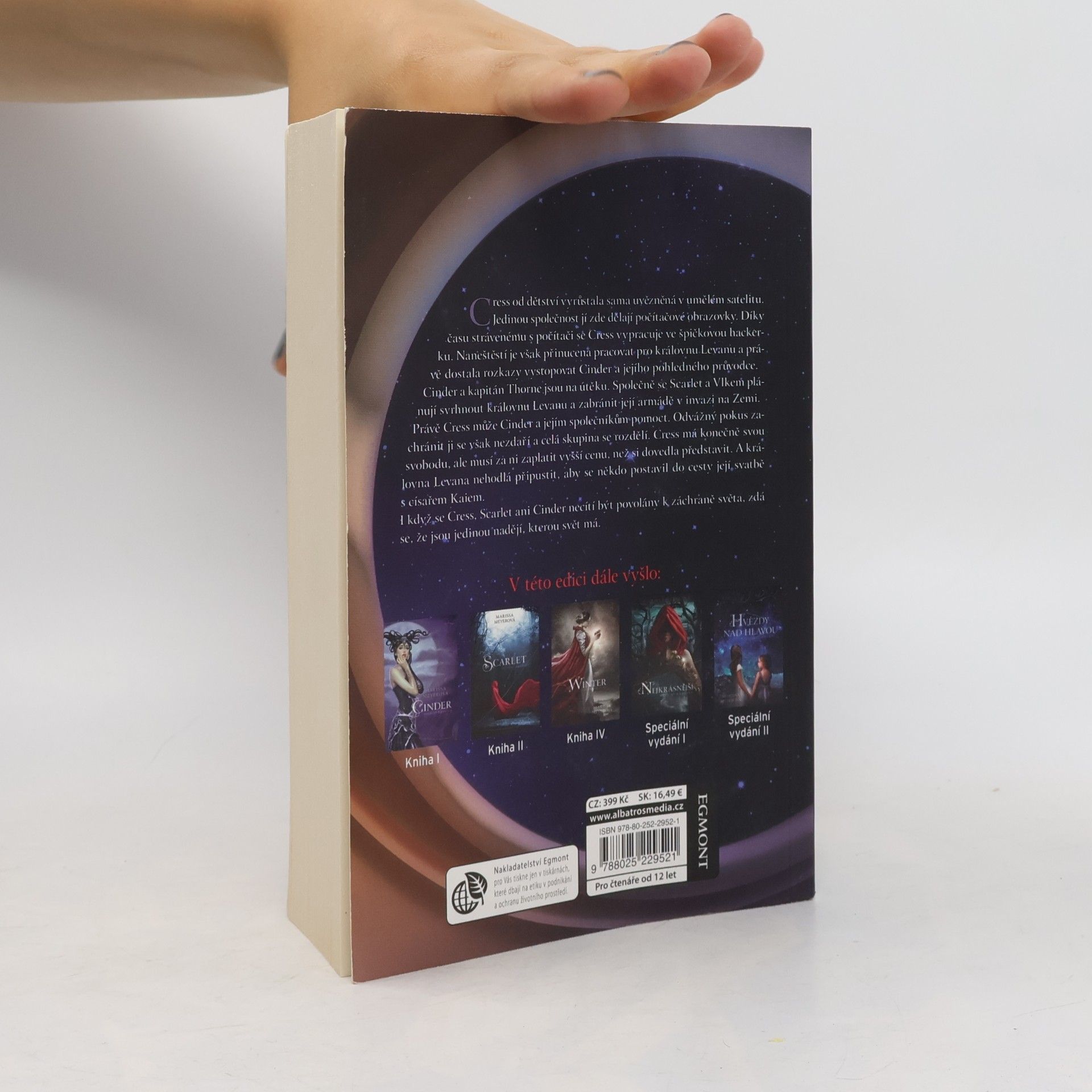 Marissa Meyer Měsíční kroniky. Cress