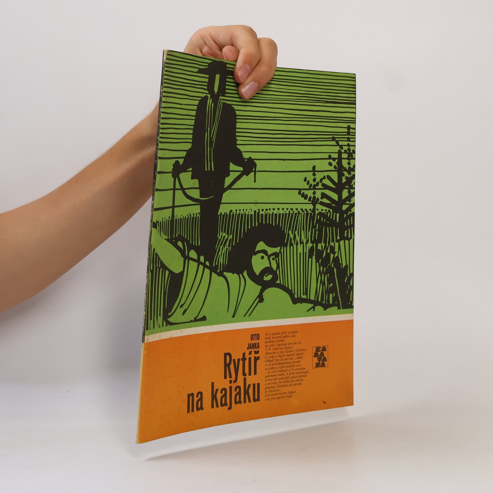 Otto Janka Rytíř na kajaku