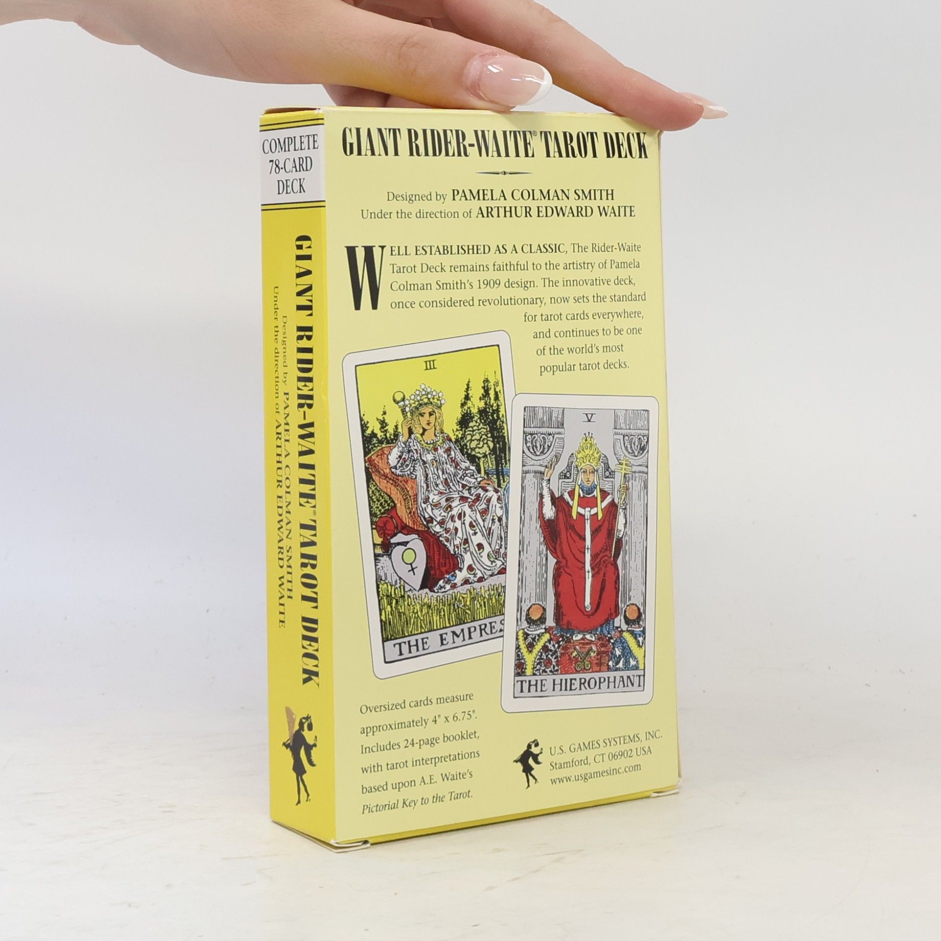 Arthur Edward Waite Giant Rider-Waite Tarot Deck