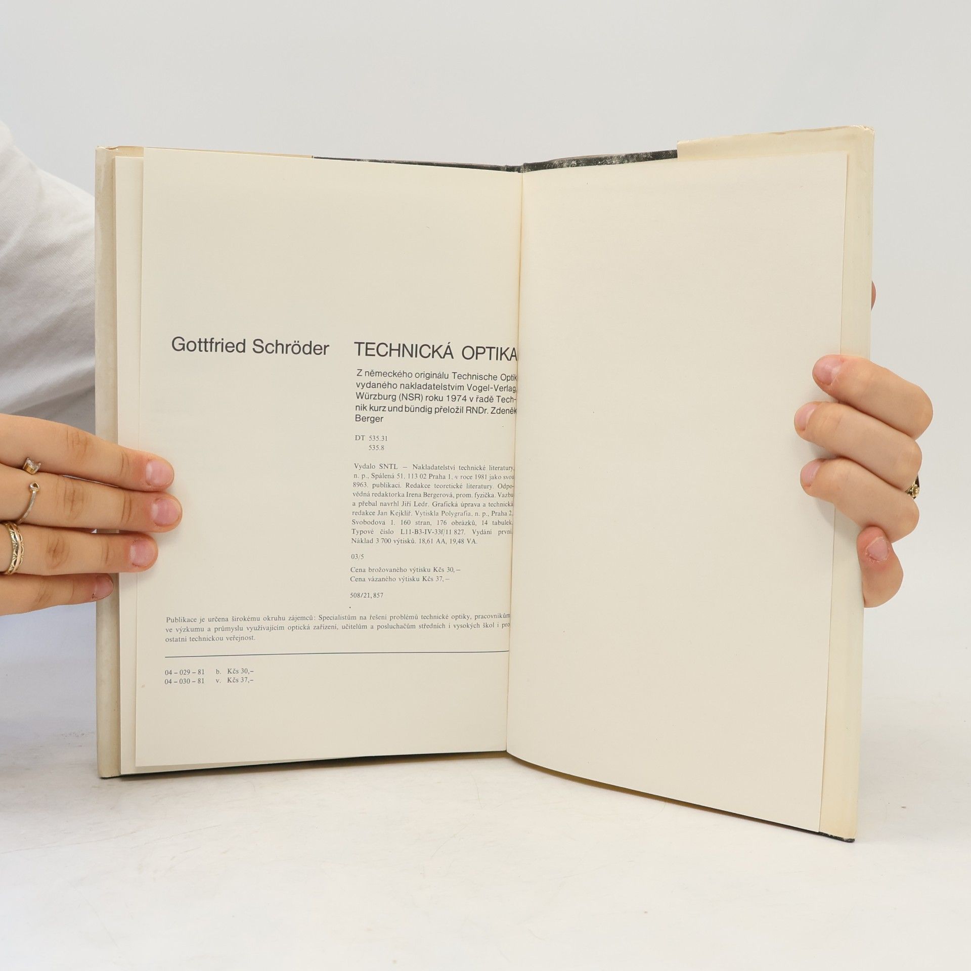 Gottfried Schröder Technická optika
