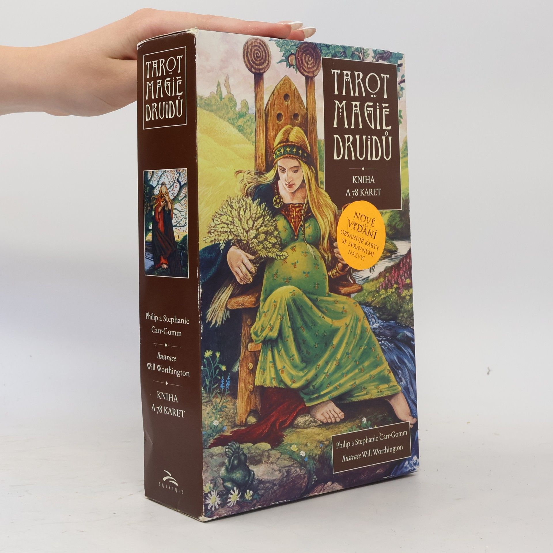 Philip Carr-Gomm Tarot magie Druidů. Kniha a 78 karet