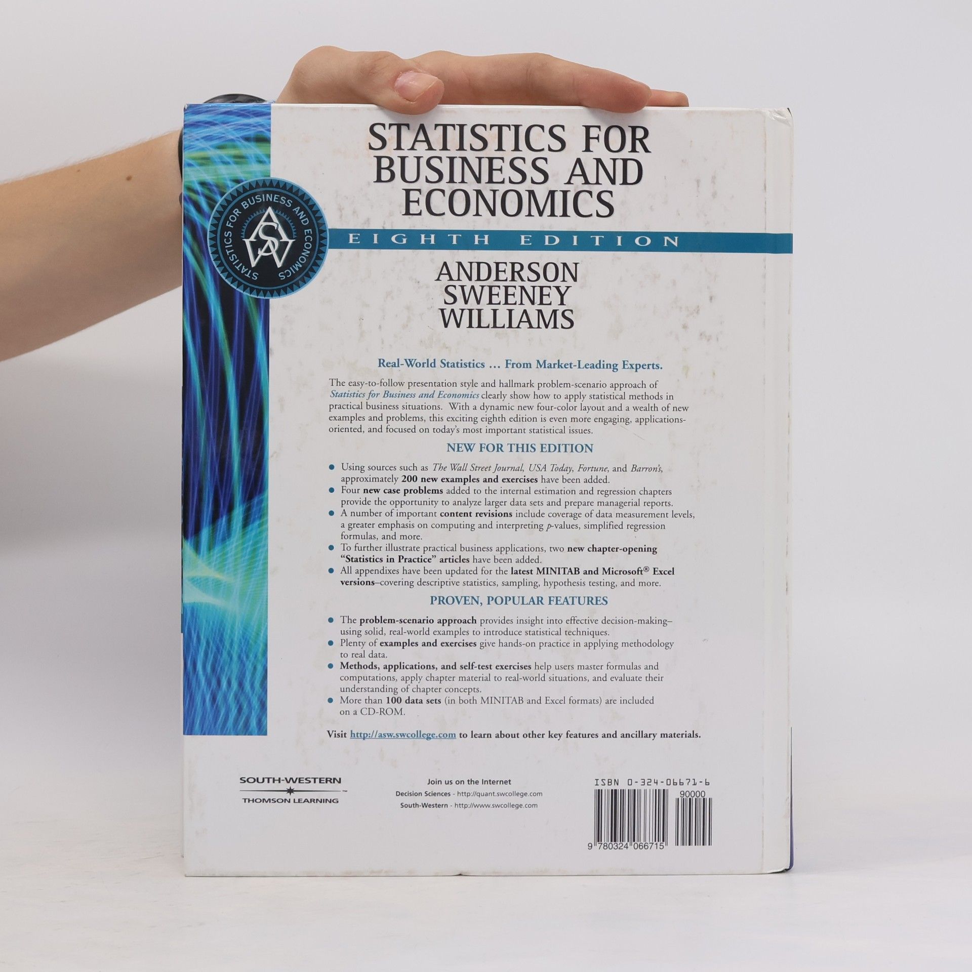 David Anderson Statistics for Business and Economics