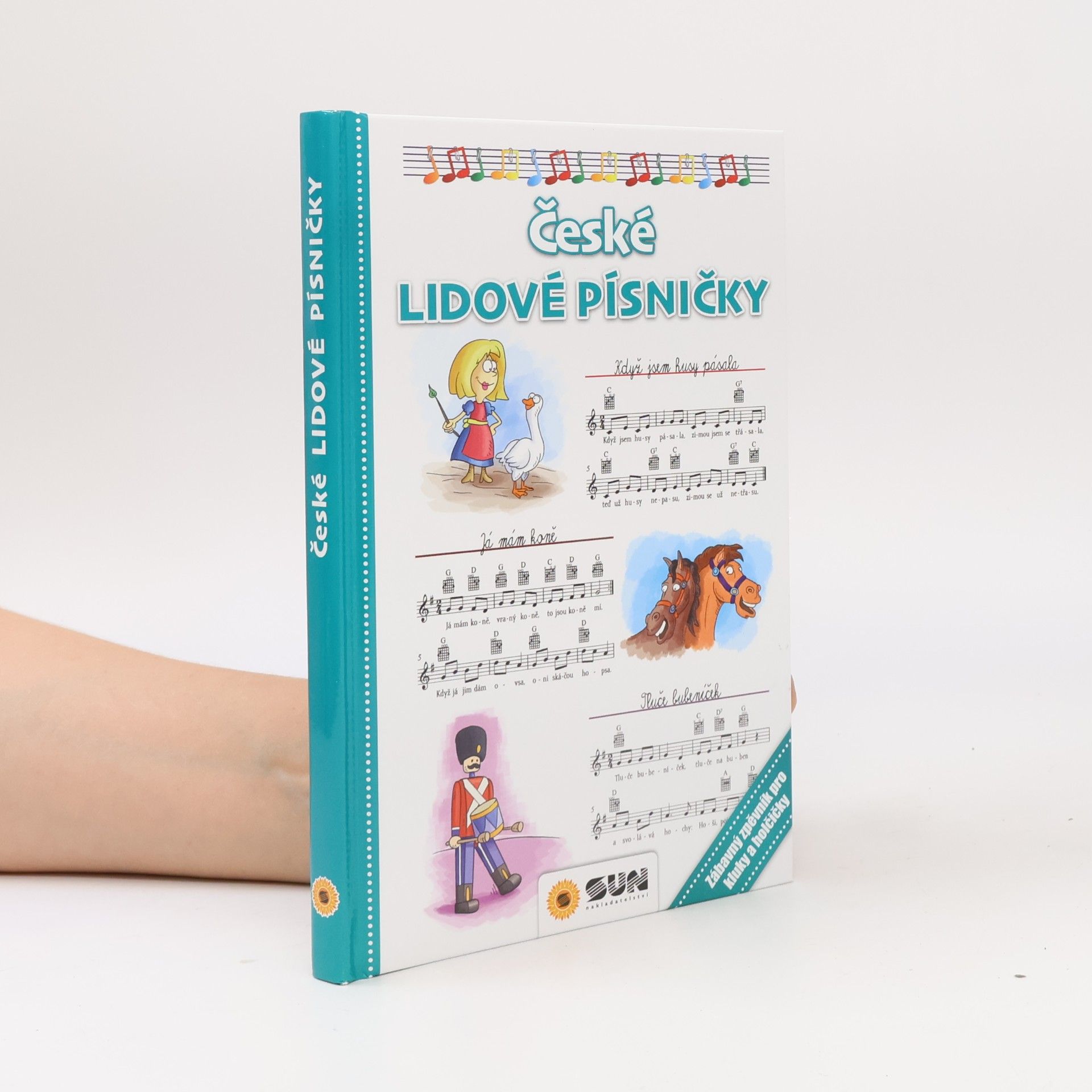 Autorenkollektiv České lidové písničky - zábavný zpěvník pro kluky a holčičky