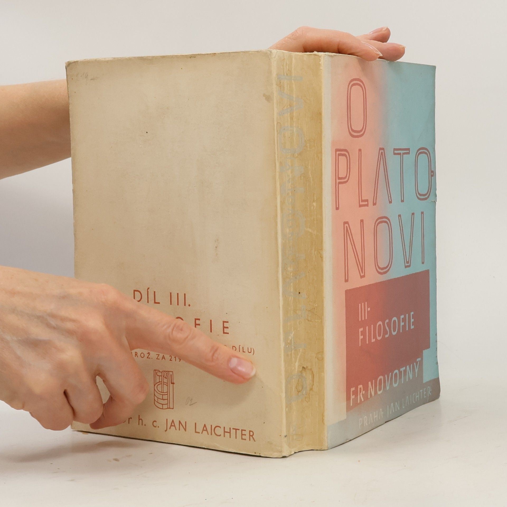 František Novotný O Platonovi III. díl