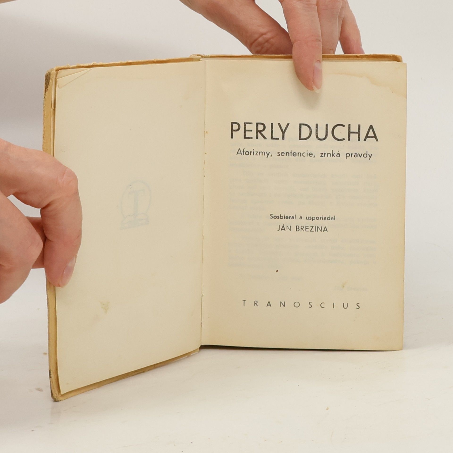 Jan Březina Perly ducha