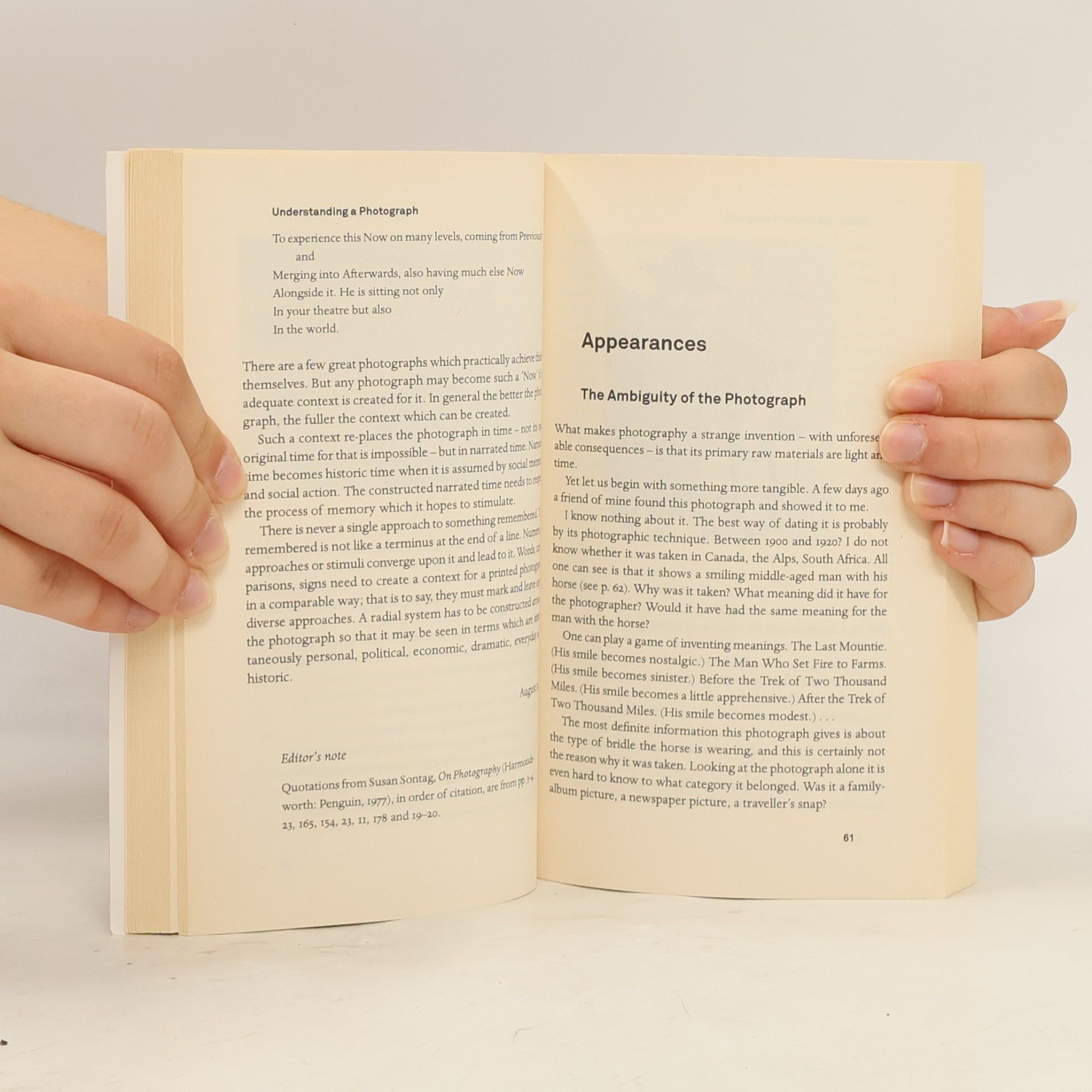 John Berger Understanding a Photograph