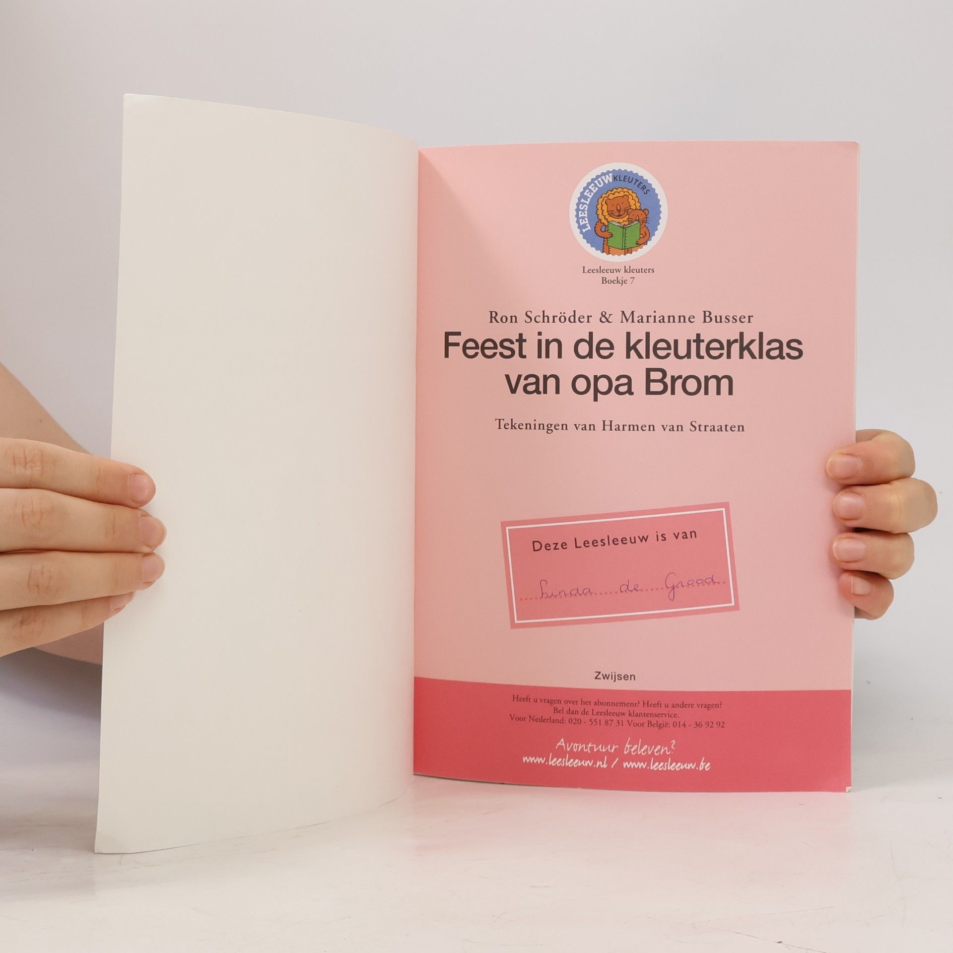 Marianne Busser Leesleeuw Kleuters - 1: Feest in de kleuterklas van opa Brom