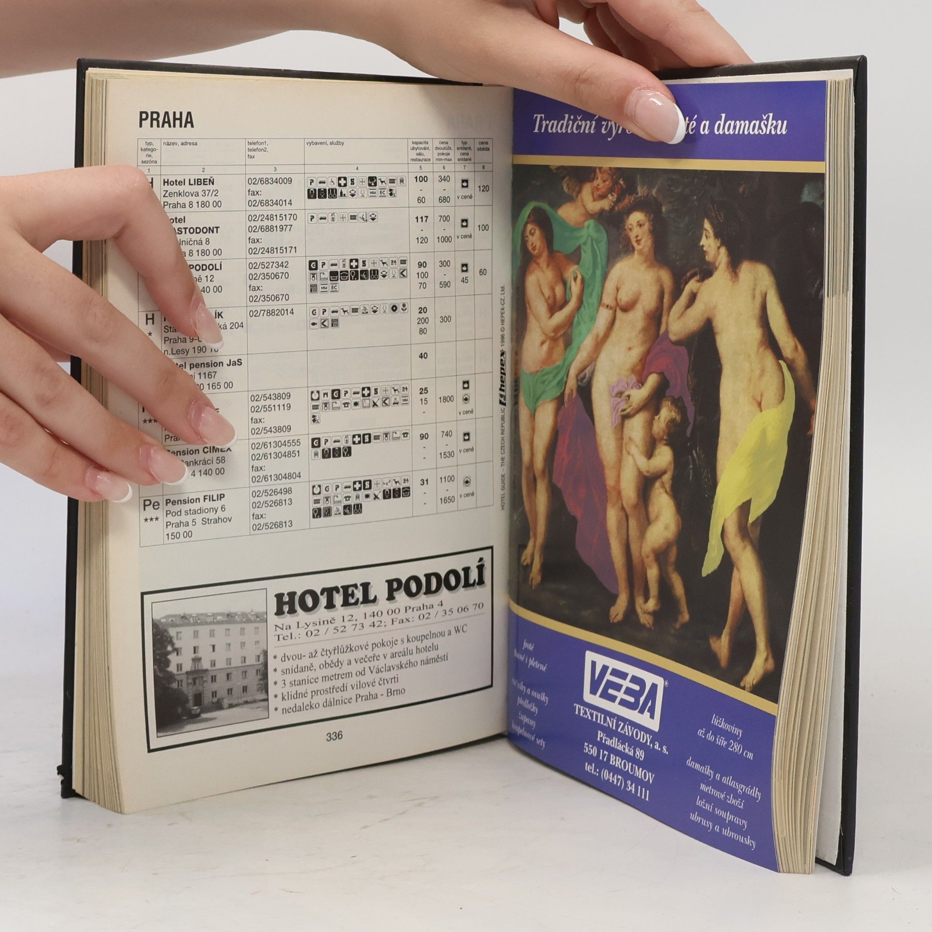 Various authors Hotel Guide The Czech Republic 1997