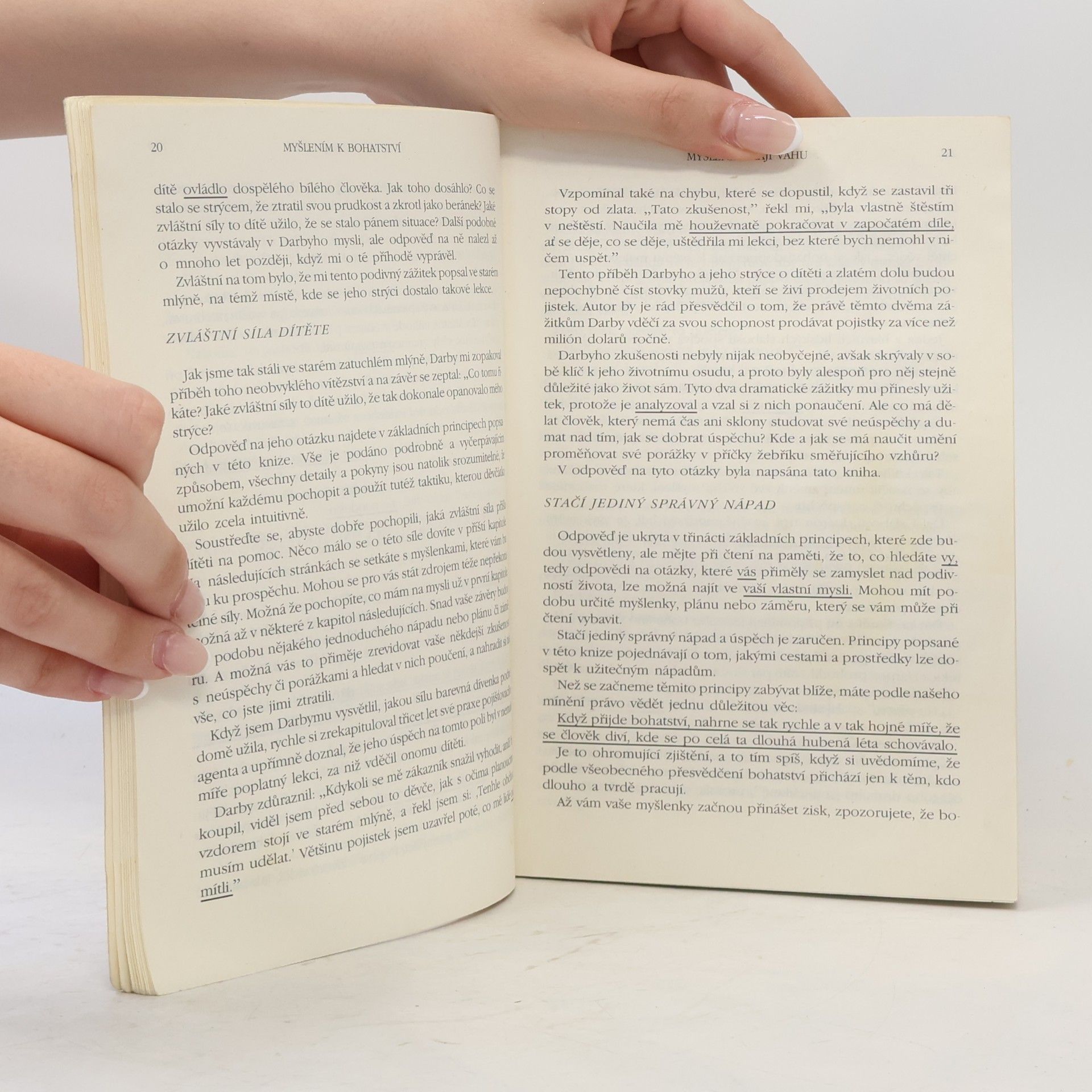 Napoleon Hill Myšlením k bohatství