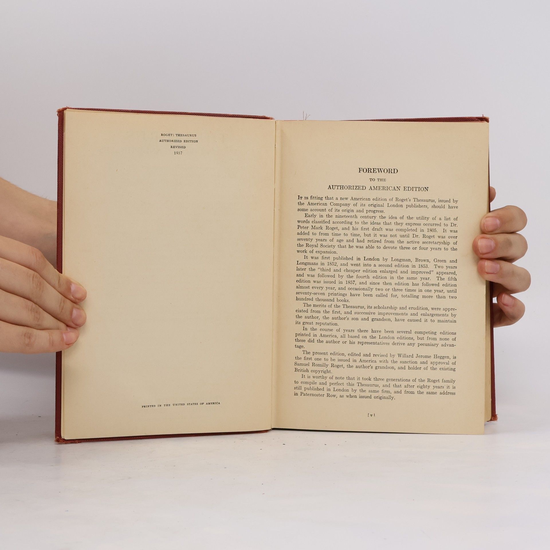 Autorenkollektiv Roget's Thesaurus of English Words and Phrases
