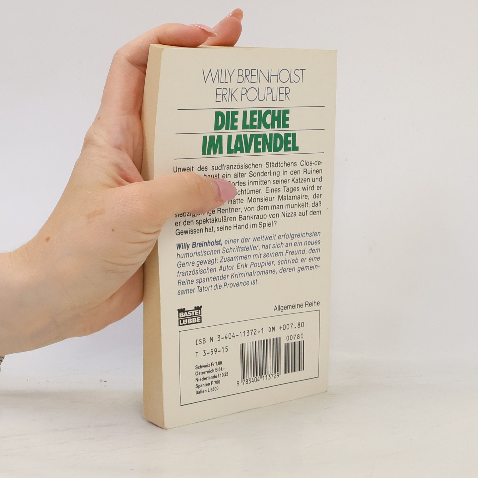 Willy Breinholst Die Leiche im Lavendel. Kriminalroman