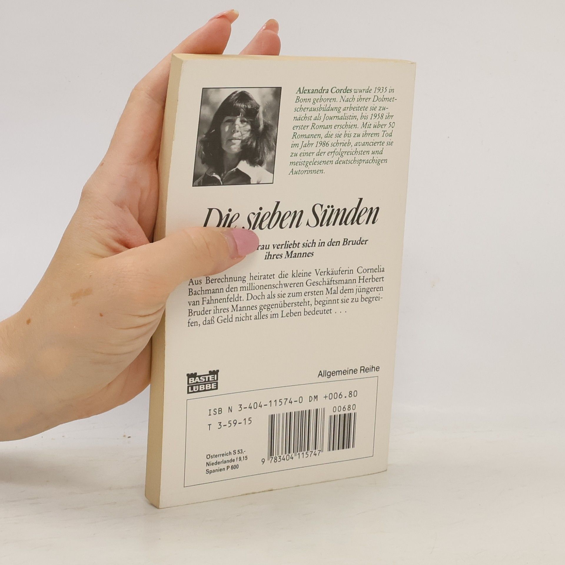 Alexandra Cordes Die sieben Sünden