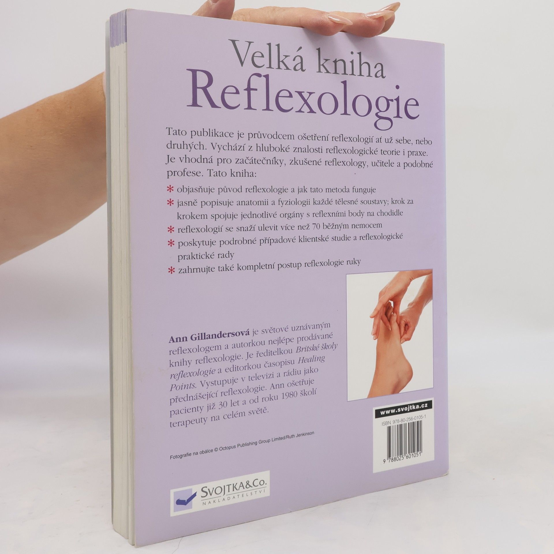 Ann Gillanders Velká kniha reflexologie : všechno, co potřebujete vědět z teorie i praxe