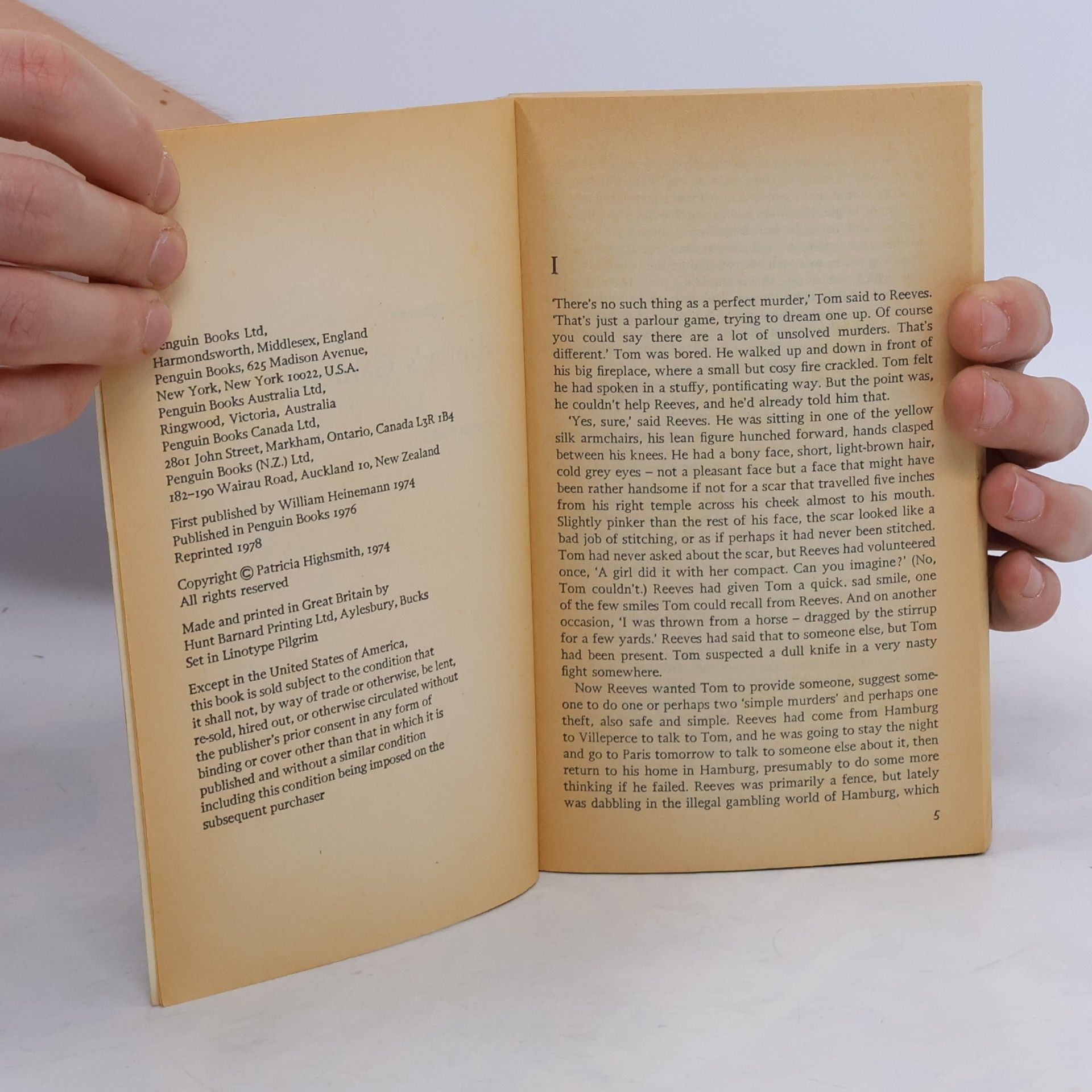 Patricia Highsmith Ripley's Game