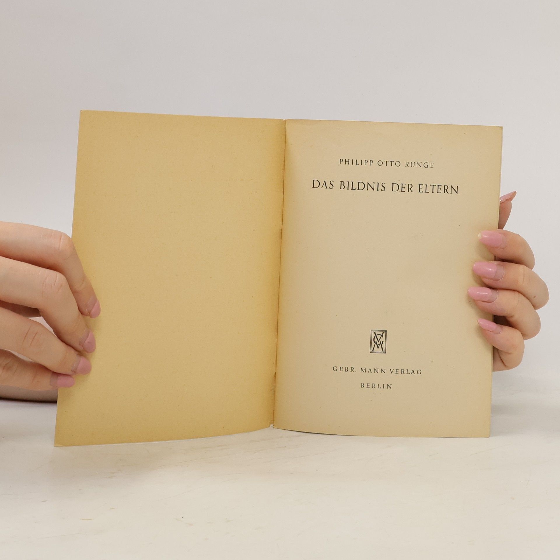 Philipp Otto Runge Der Kunstbrief