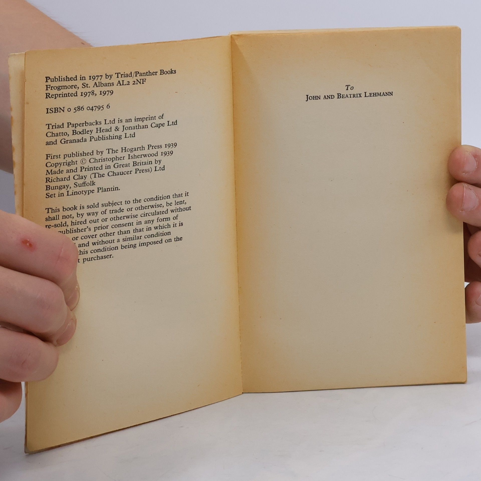 Christopher Isherwood Goodbye to Berlin