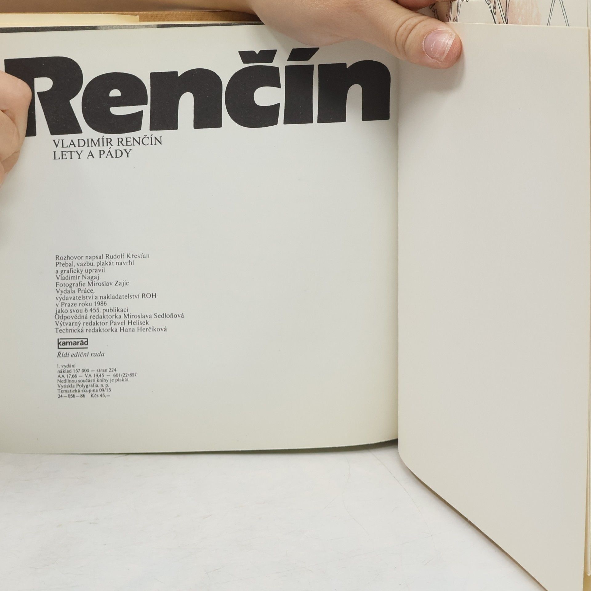 Vladimír Renčín Lety a pády