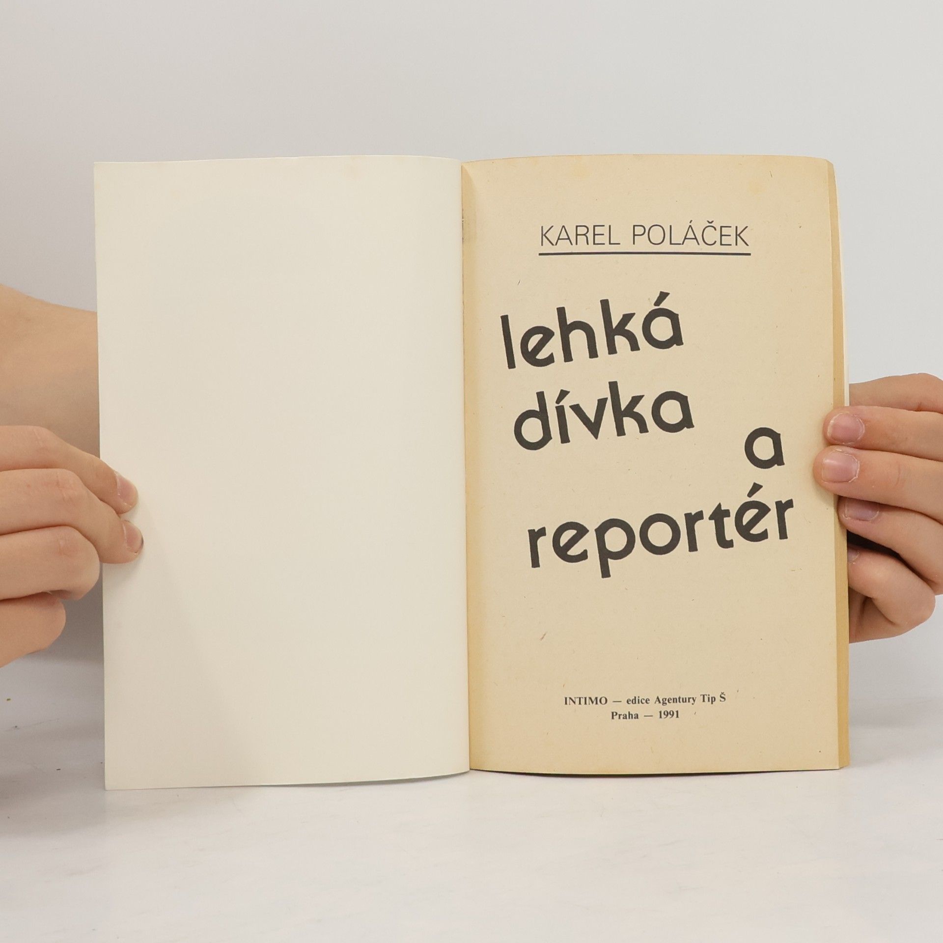 Karel Poláček Lehká dívka a reportér