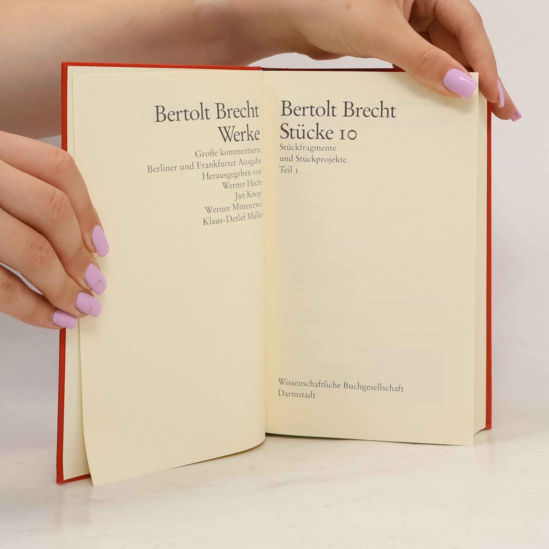 Bertolt Brecht Werke Stücke 10