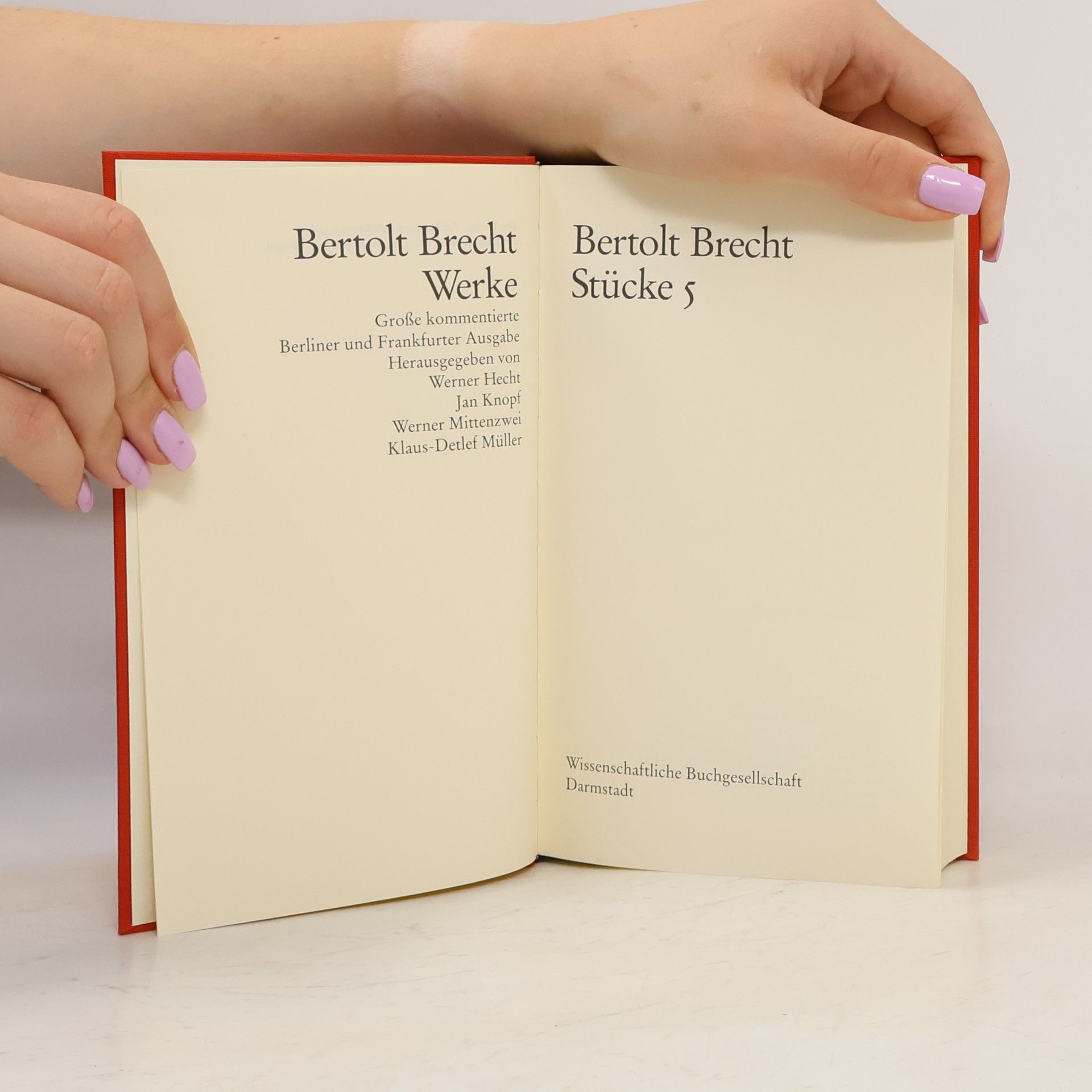 Bertolt Brecht Stücke 5