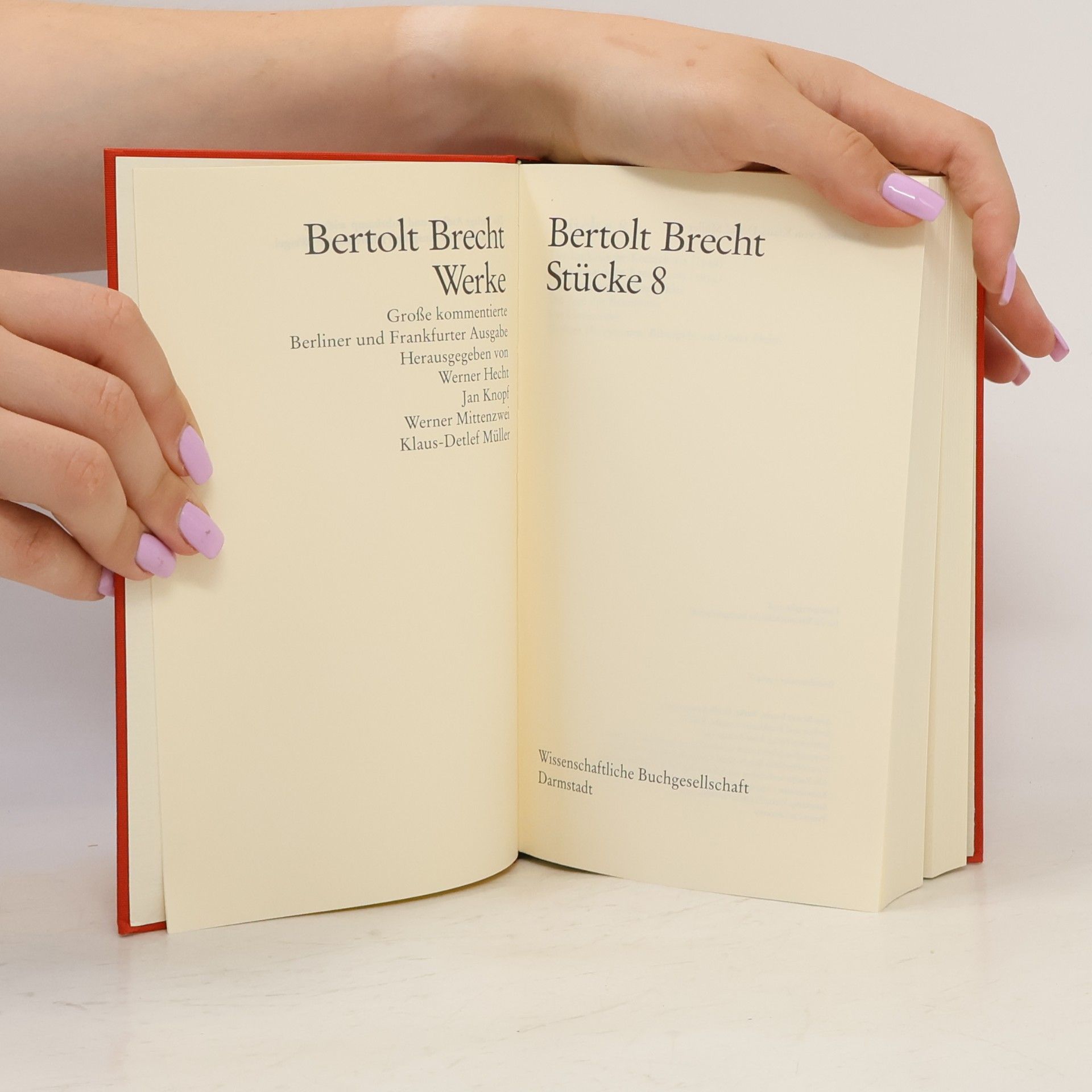 Bertolt Brecht Stücke 8