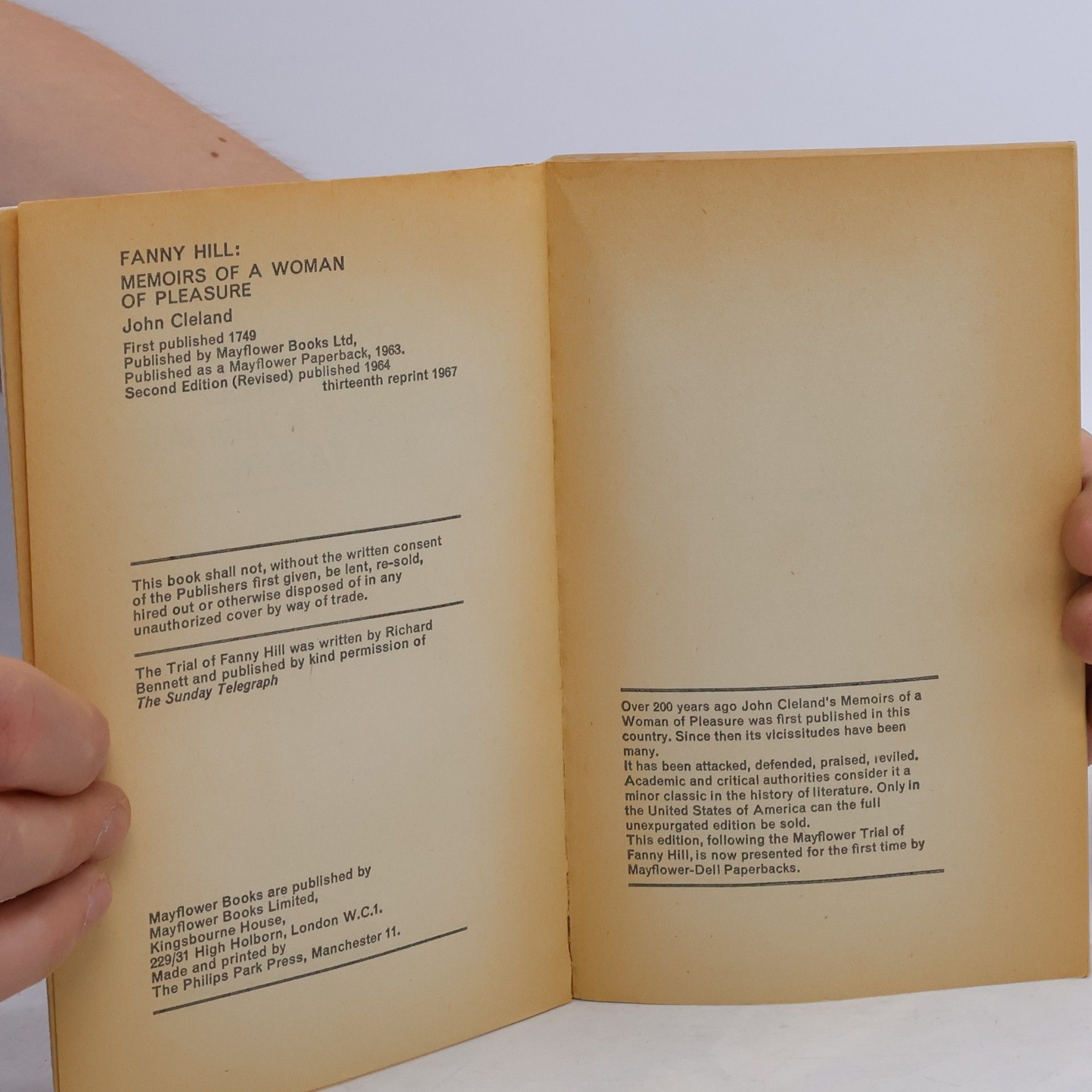 John Cleland Fanny Hill